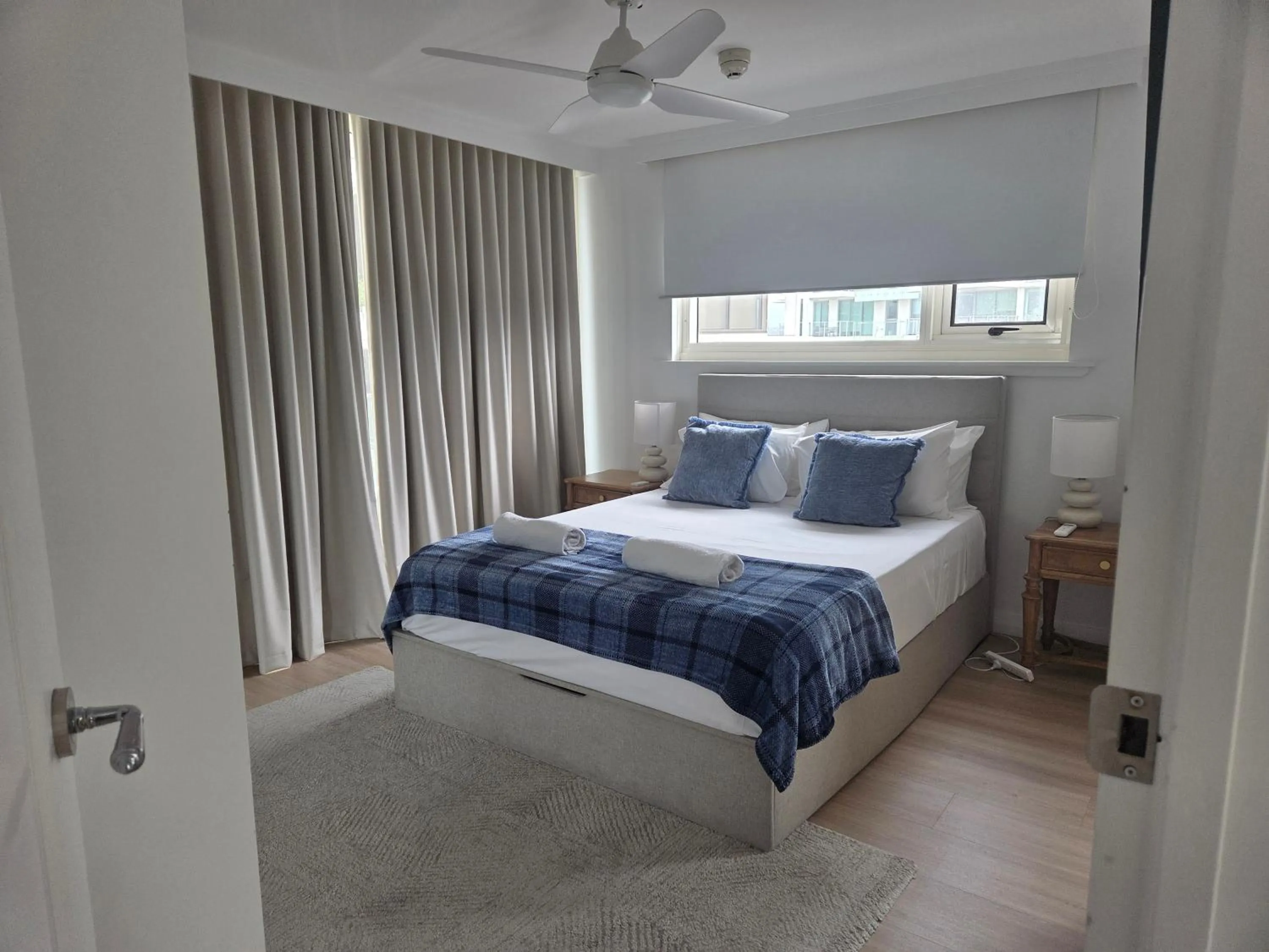 Bed in Southern Cross Beachfront Holiday Apartments