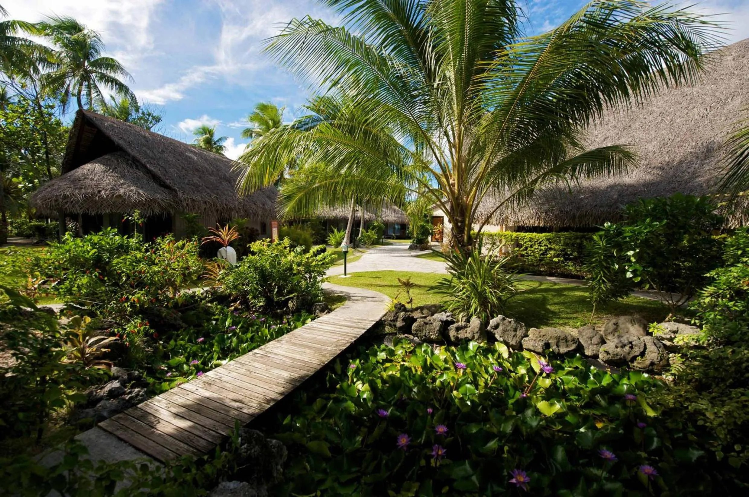 Garden in Maitai Rangiroa