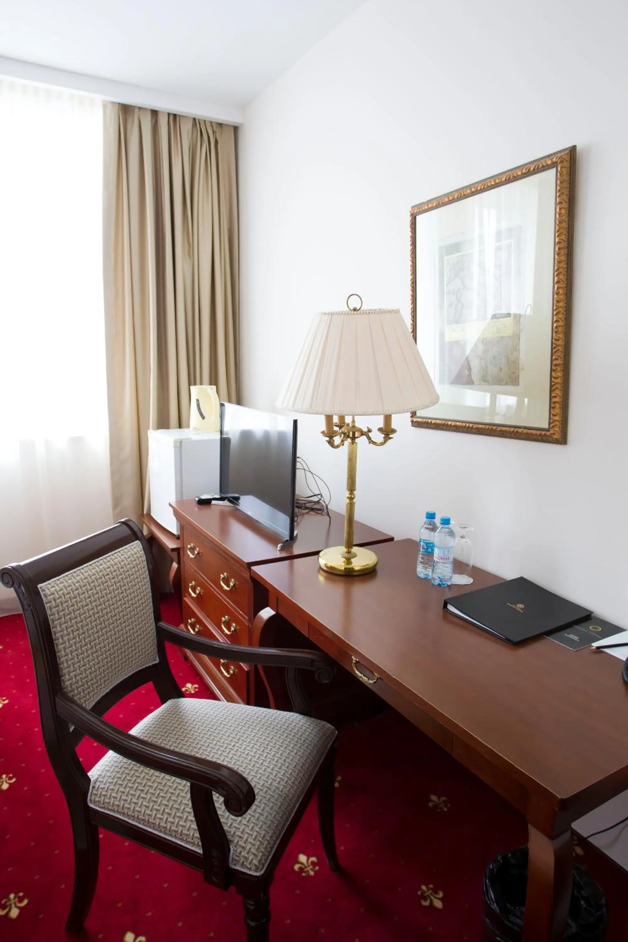 Decorative detail in Atyrau Dastan Hotel