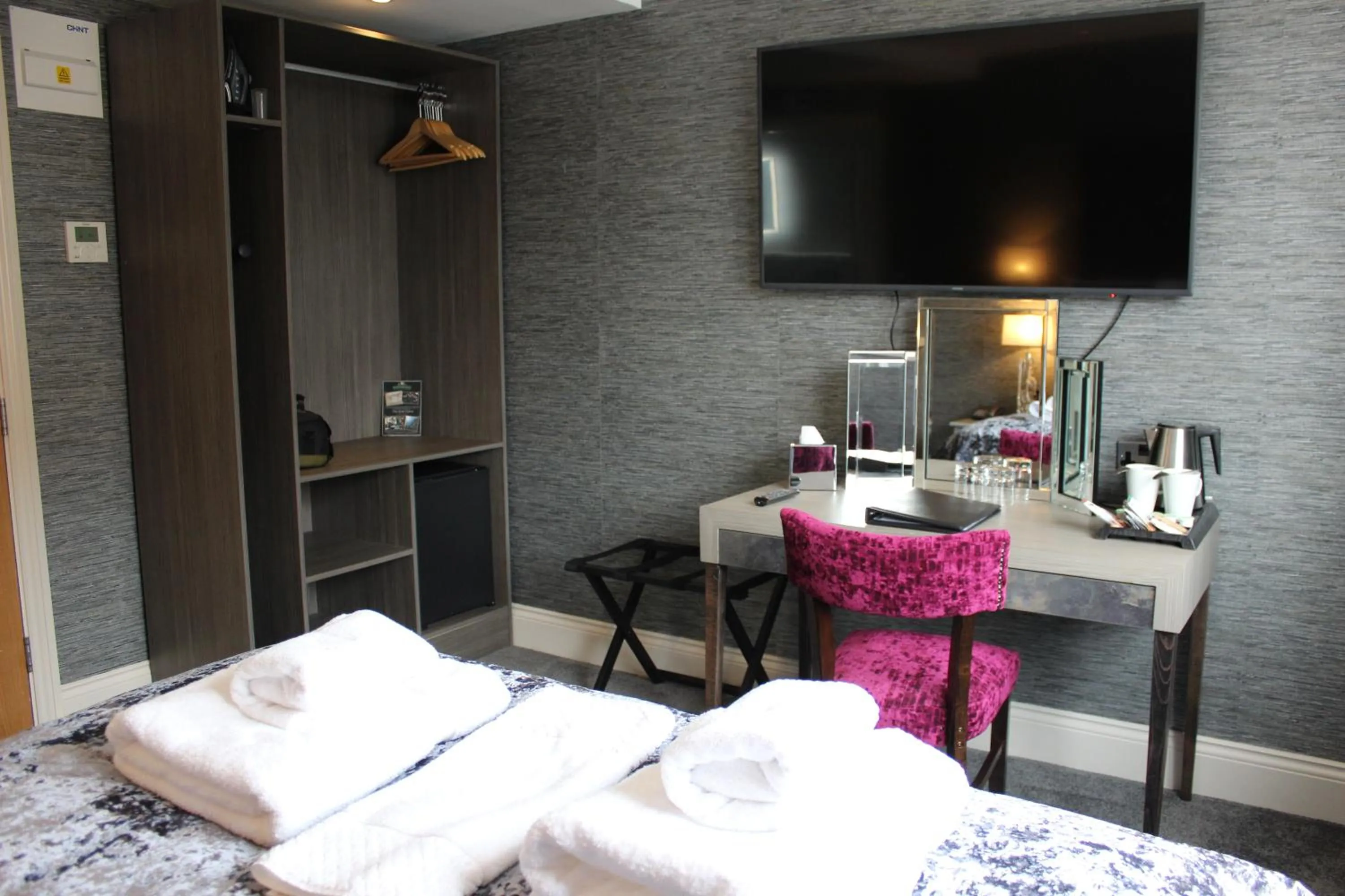 Decorative detail, Bed in The Lord Street Hotel; BW Signature Collection