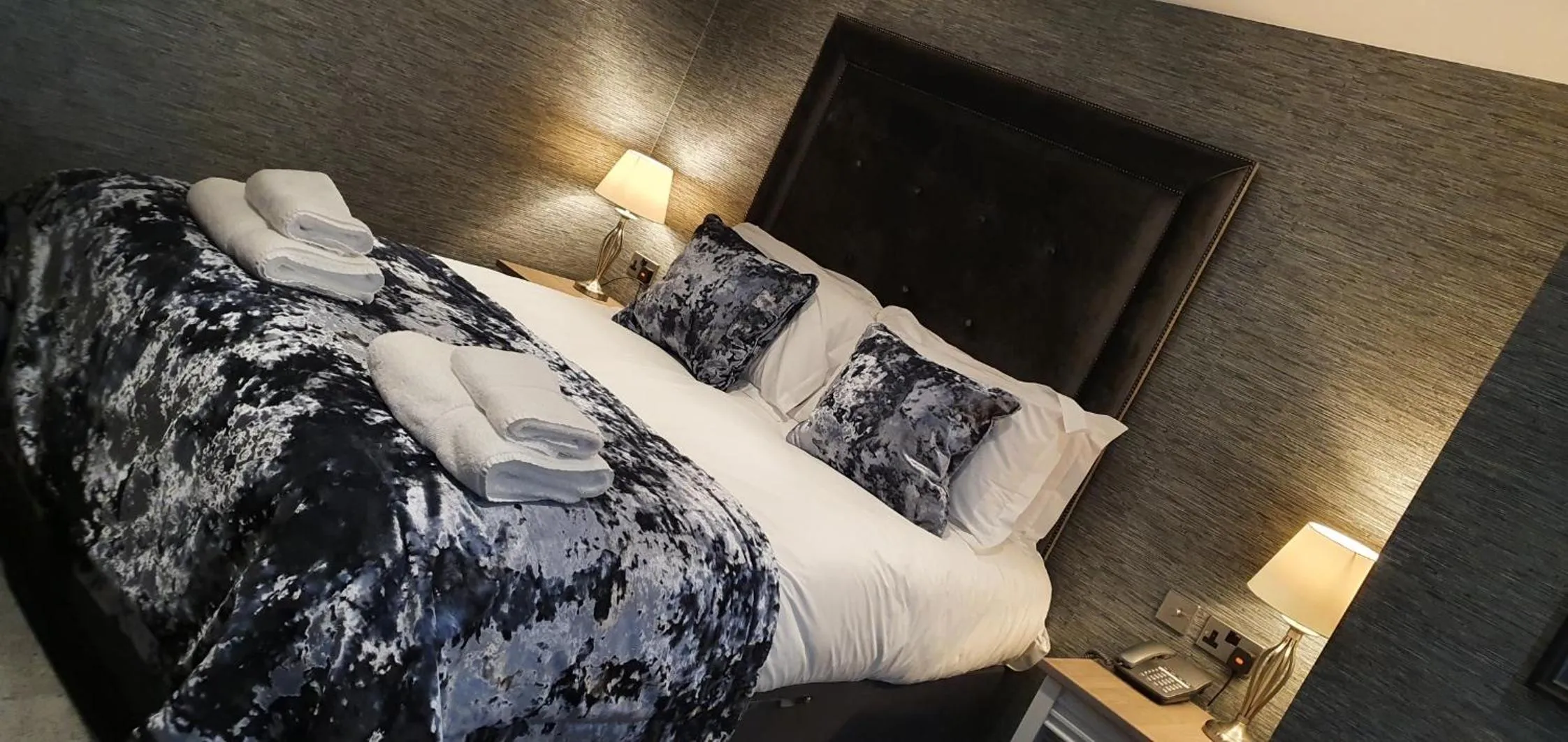 Bed in The Lord Street Hotel; BW Signature Collection