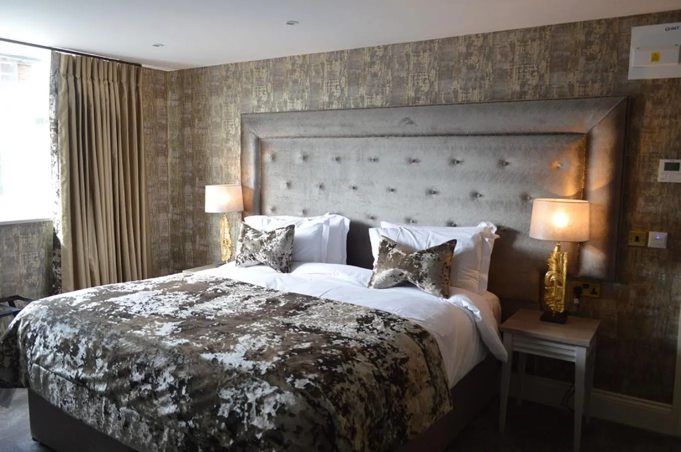 Bed in The Lord Street Hotel; BW Signature Collection