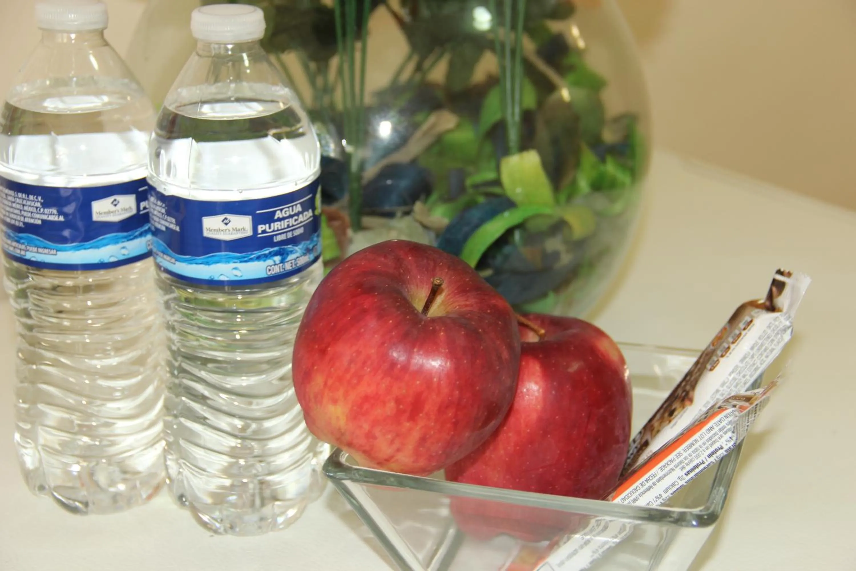 Food close-up in Cancun Blue Airport