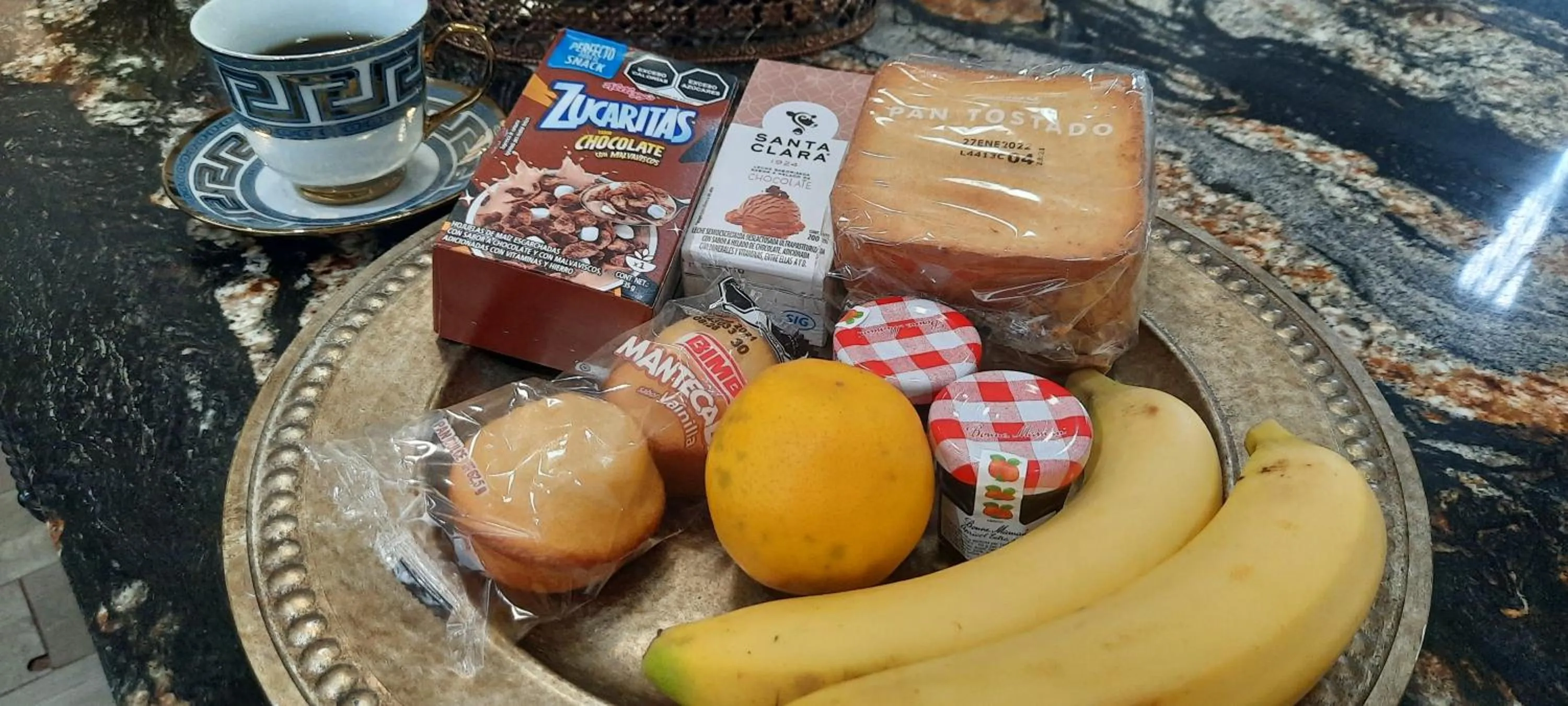 Breakfast in Cancun Blue Airport