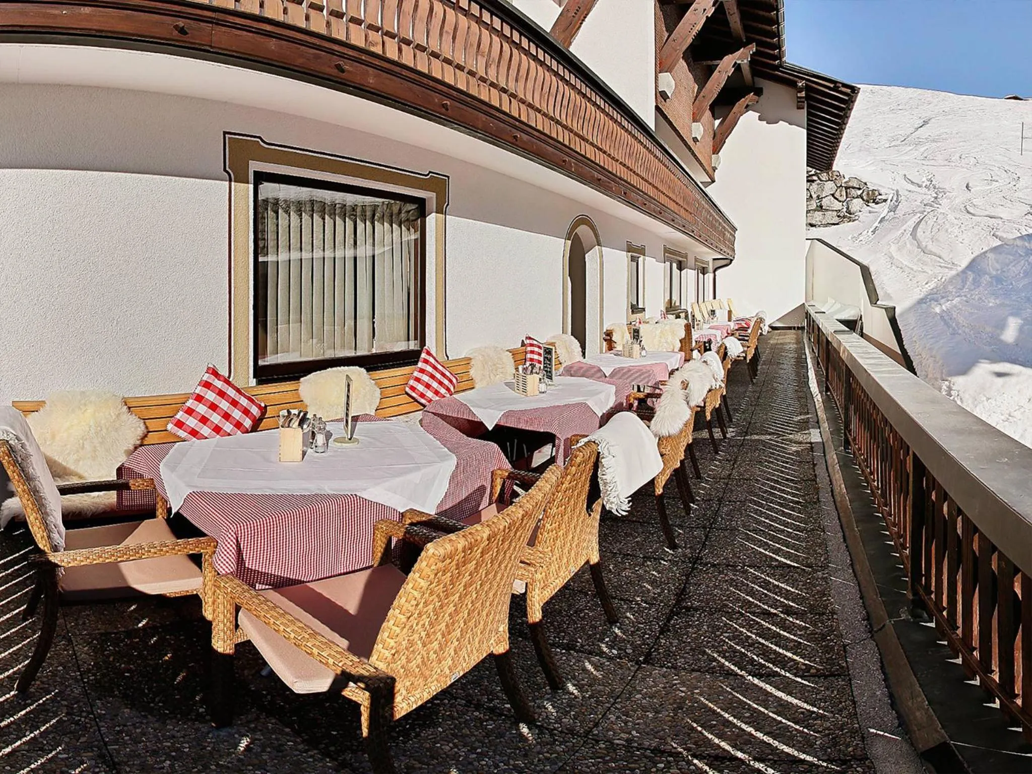 Balcony/Terrace in Hotel Ulli