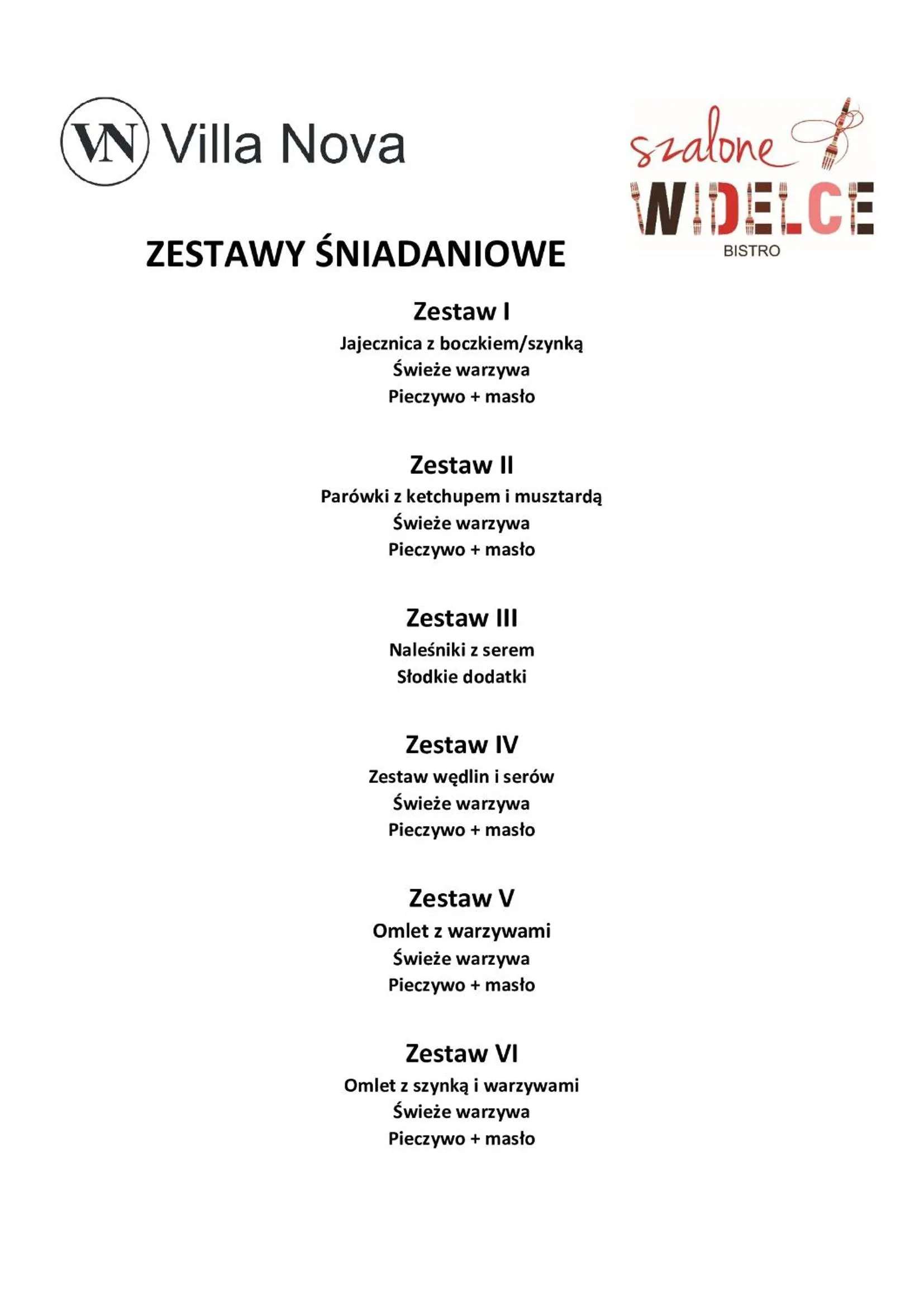 Breakfast in Villa Nova