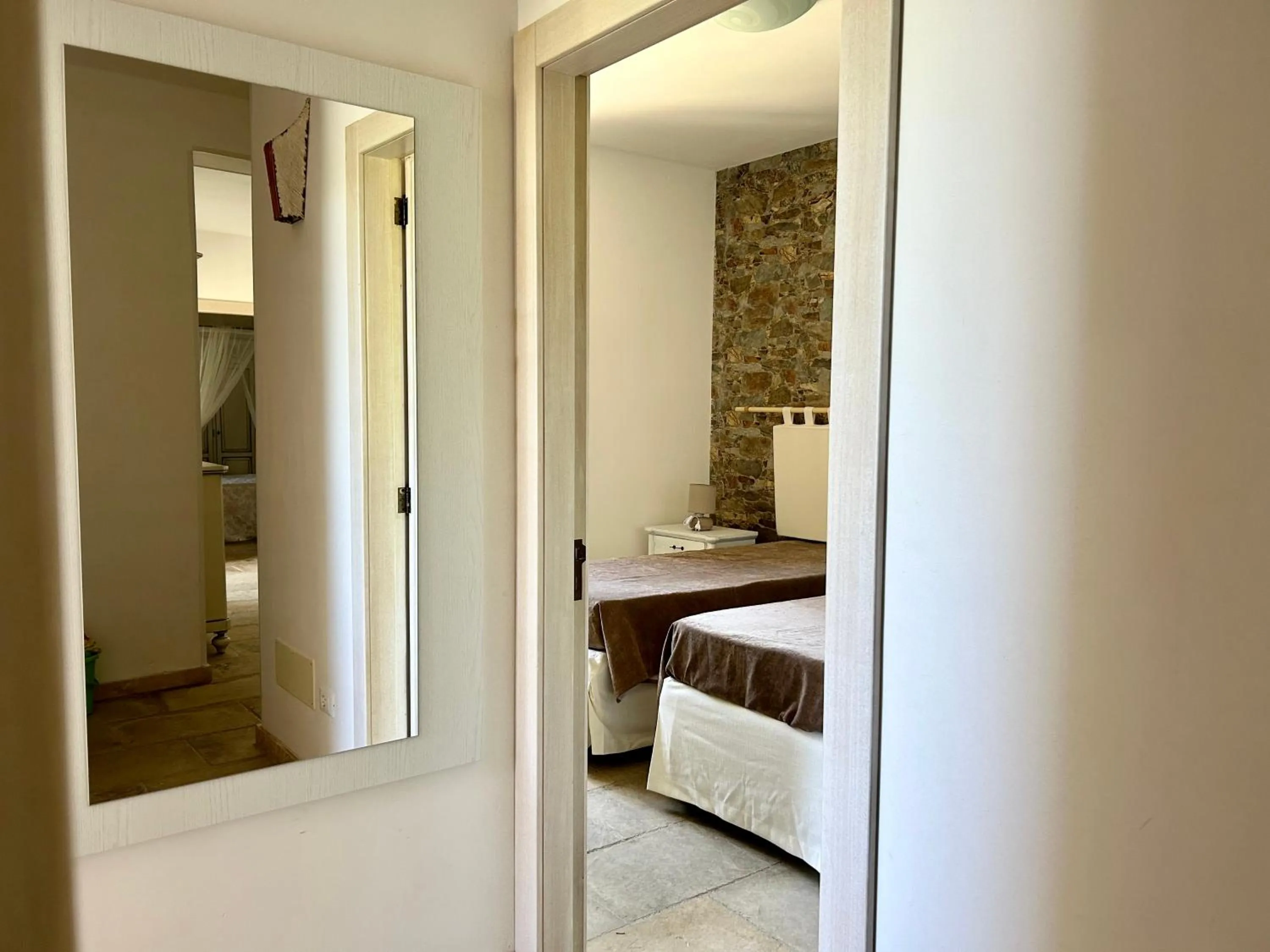 Bedroom, Bed in Villa Delfino