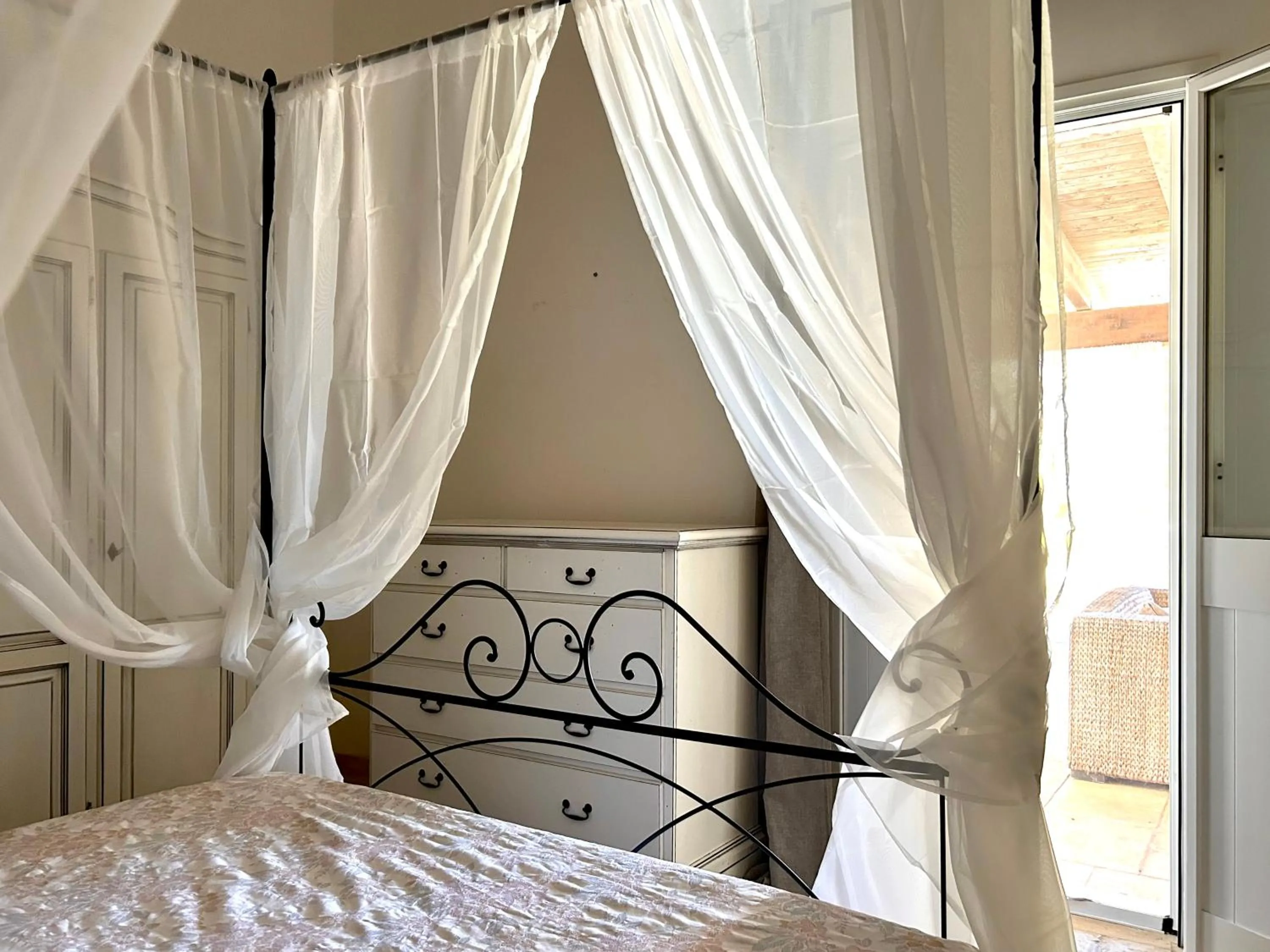 Bed in Villa Delfino