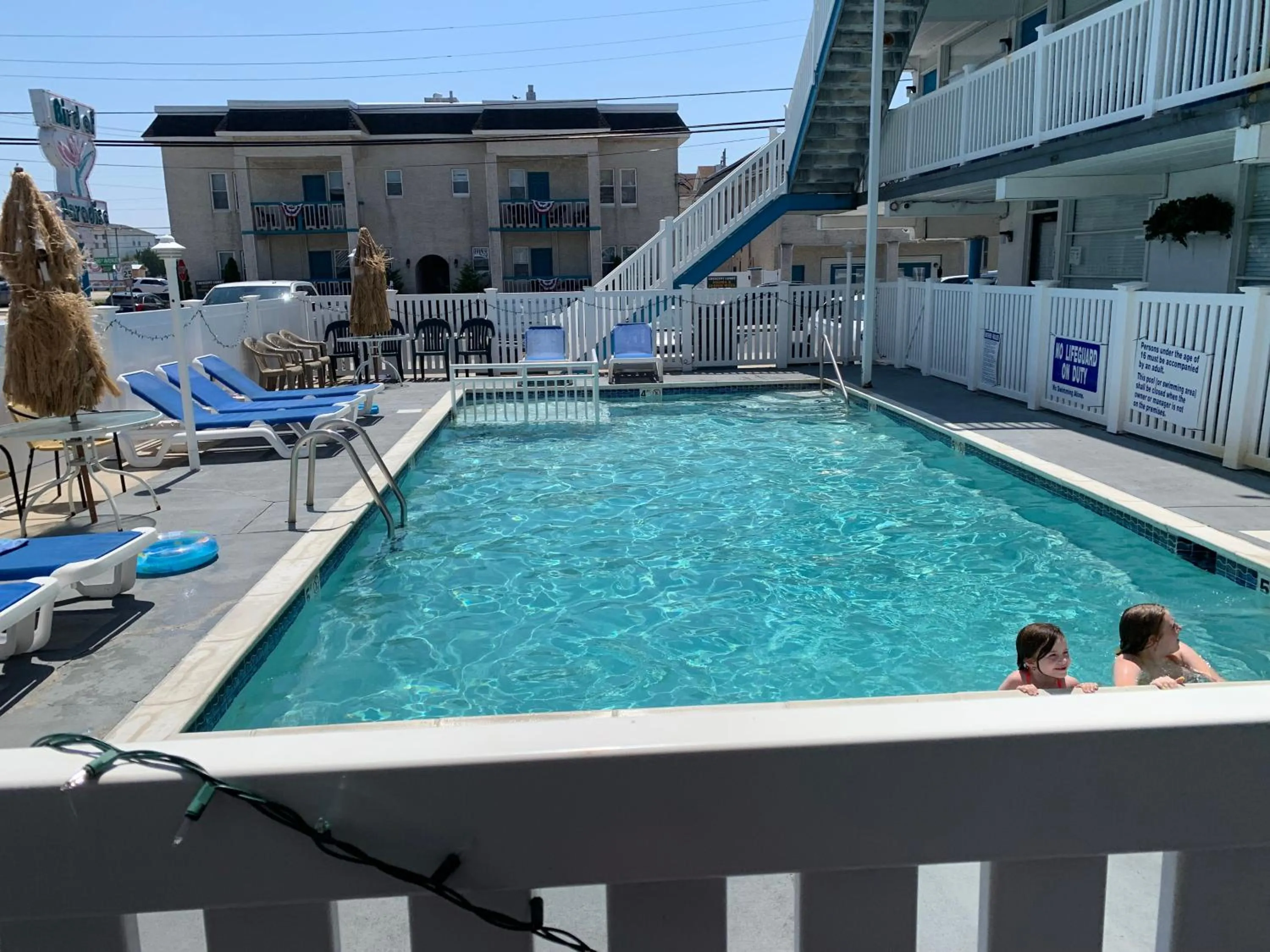 People in Bird of Paradise Motel