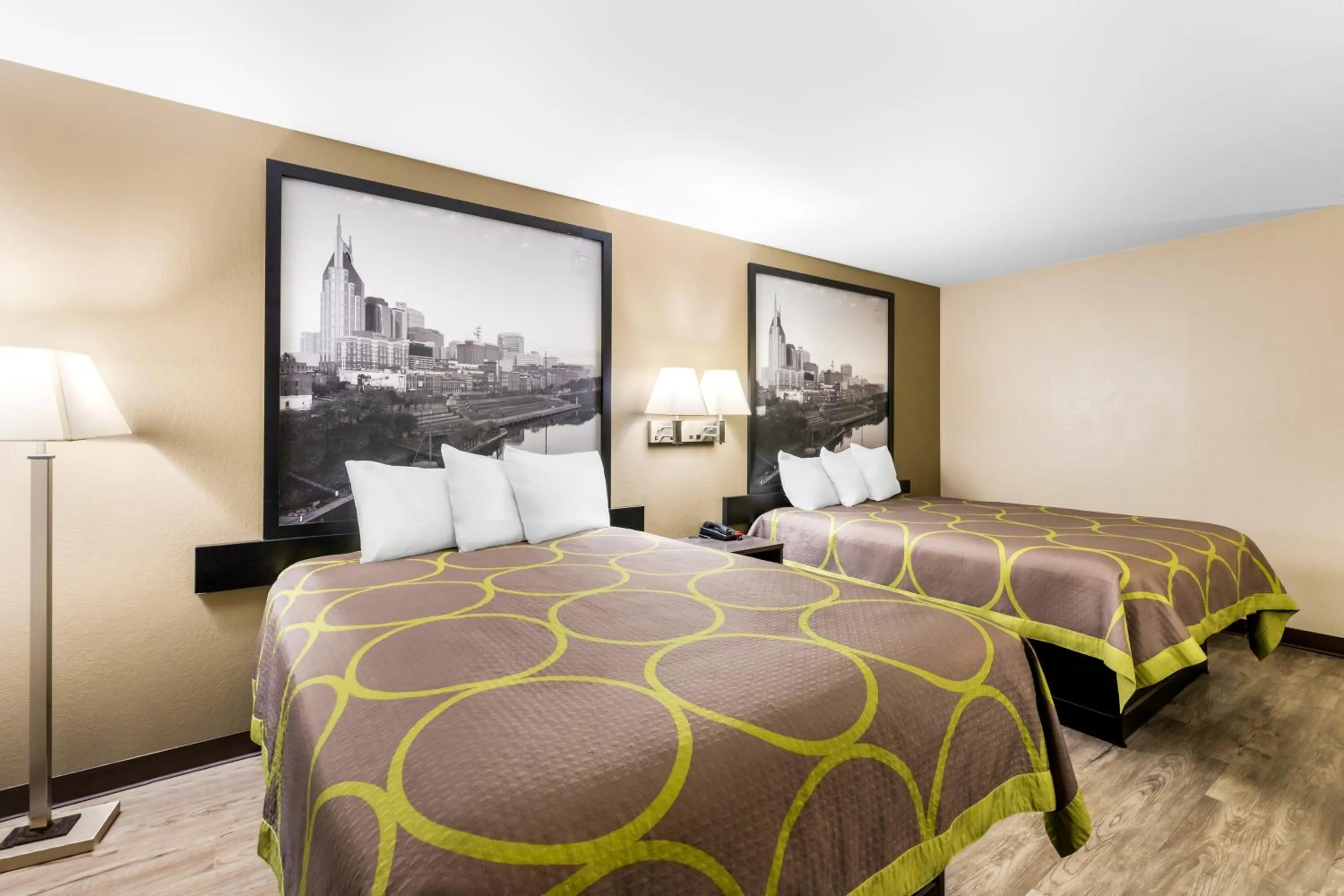 Bed in Super 8 by Wyndham Dickson