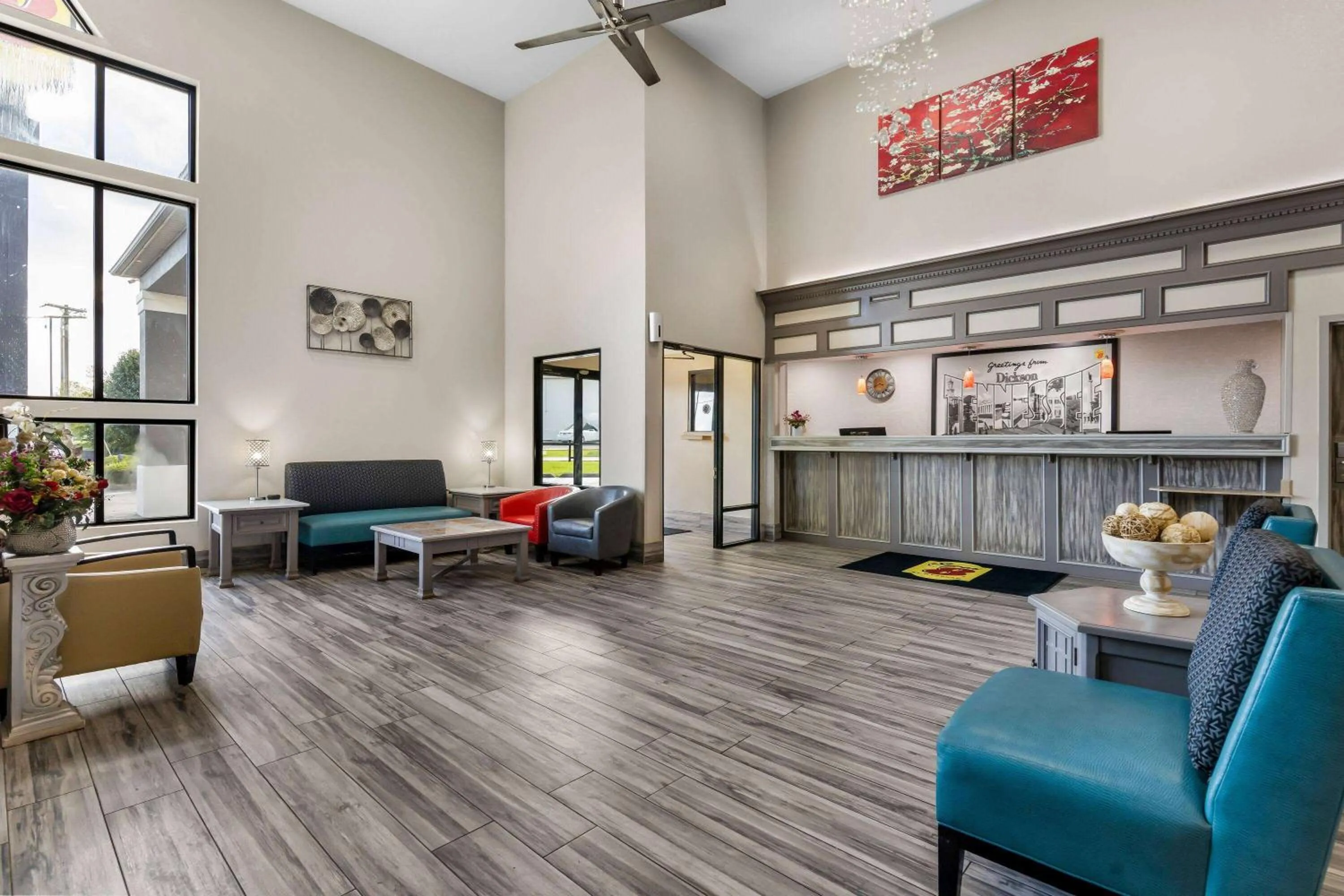 Lobby or reception in Super 8 by Wyndham Dickson