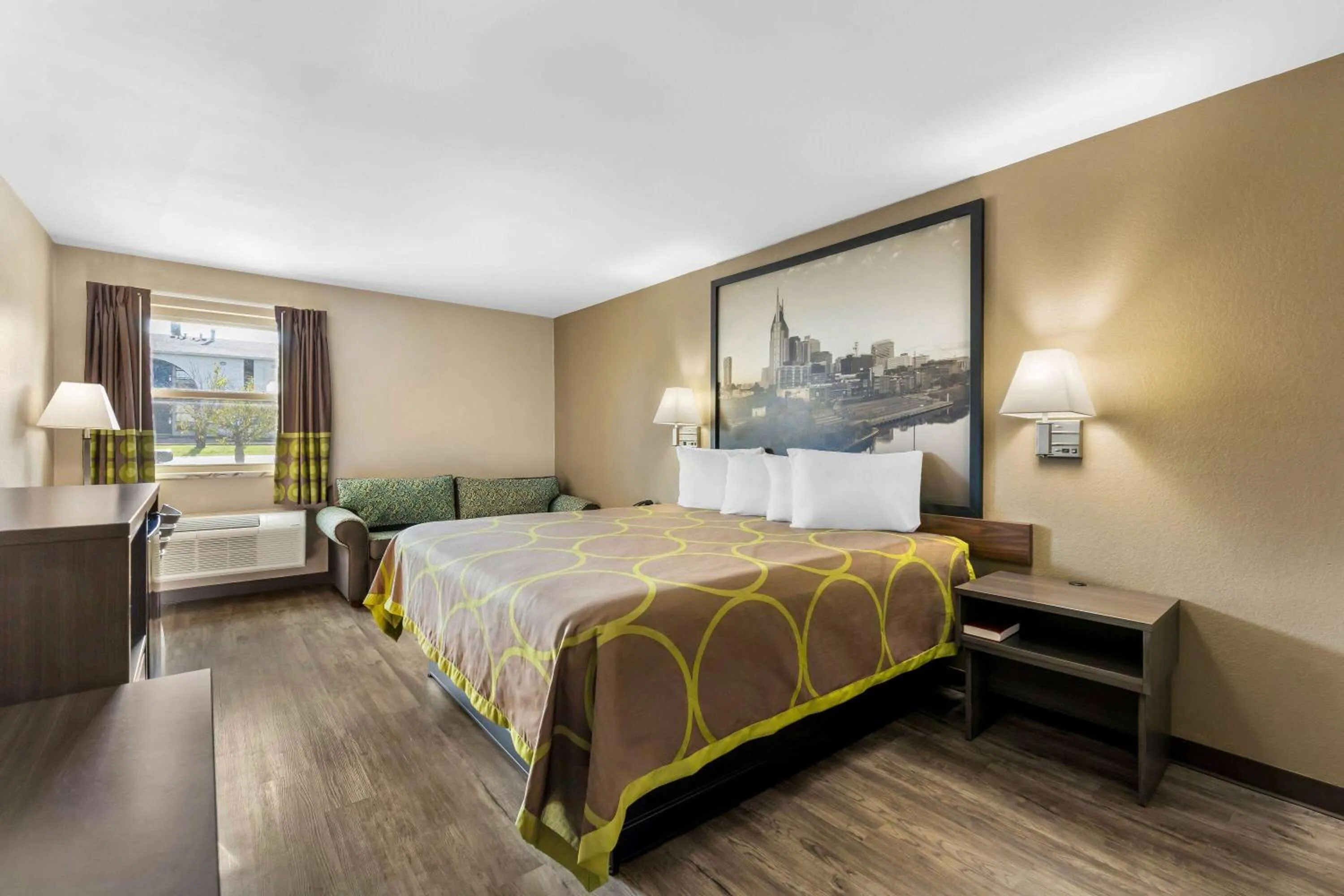 Bed in Super 8 by Wyndham Dickson