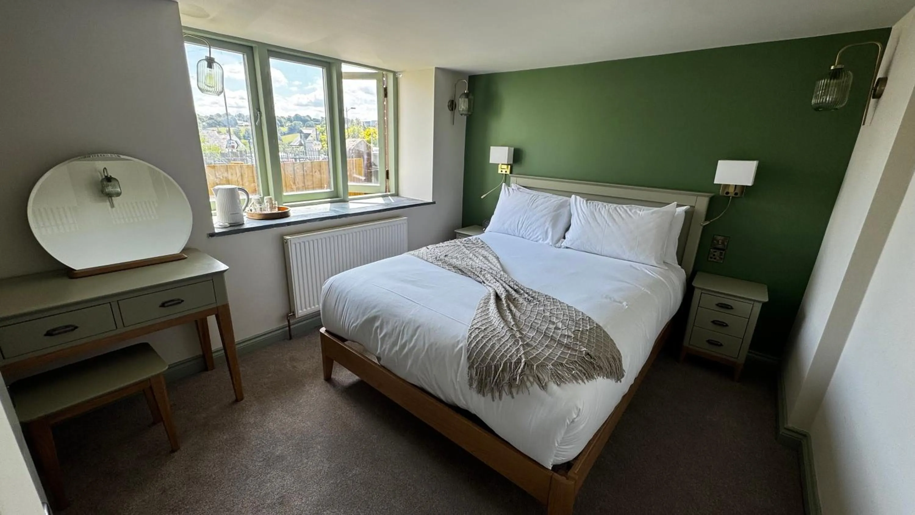 Bed in The White Hart Hotel