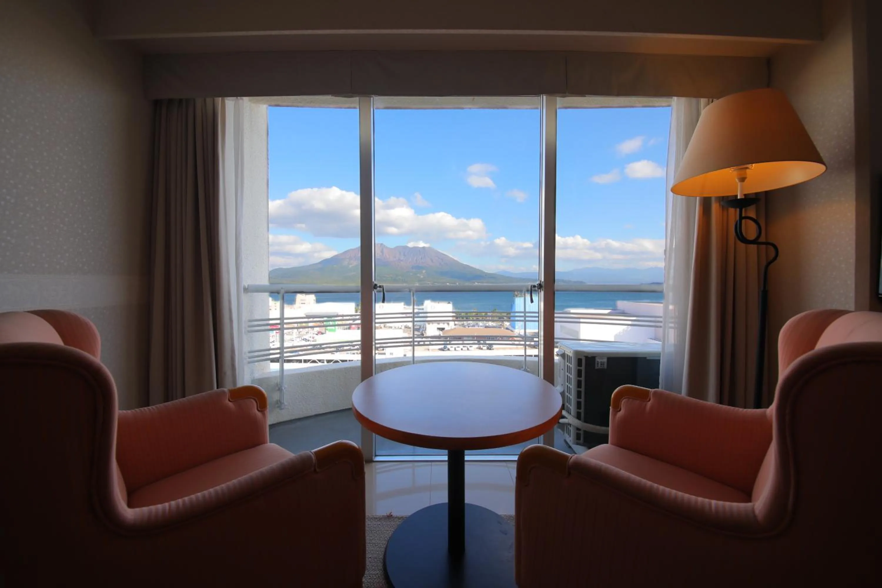 Mountain view in Kagoshima Sun Royal Hotel