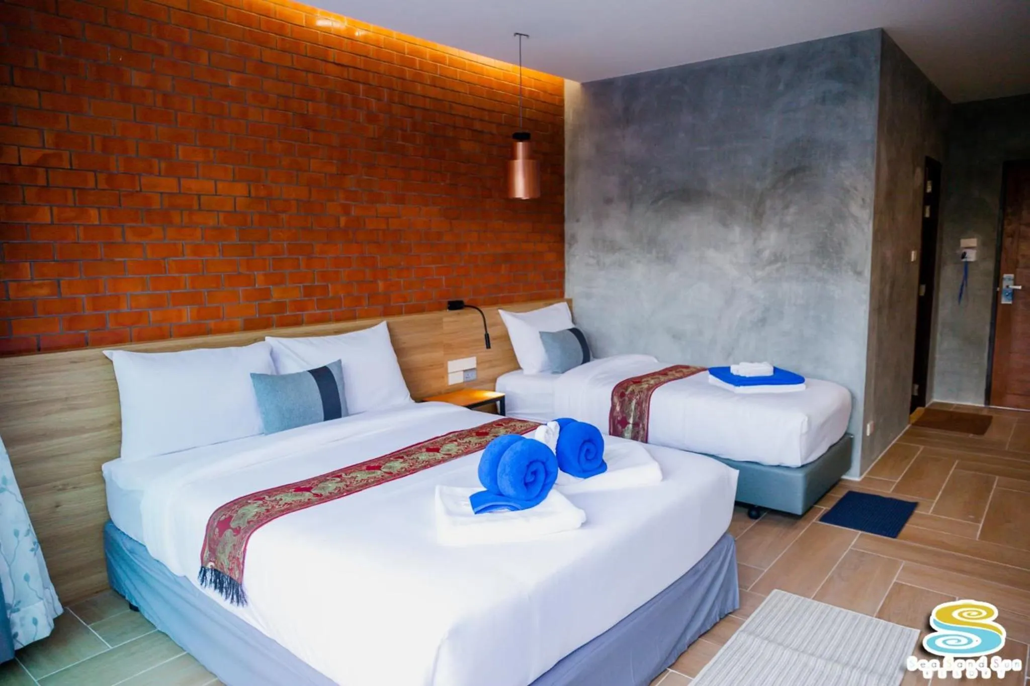 Bed in Sea Sand Sun Resort, Lanta Island