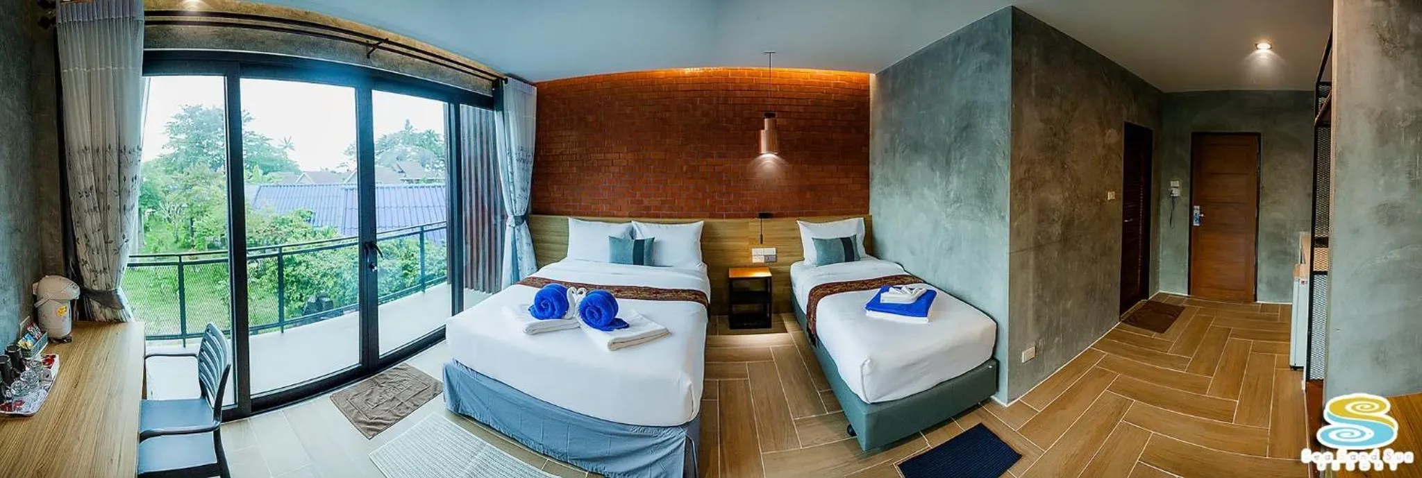 Bed in Sea Sand Sun Resort, Lanta Island