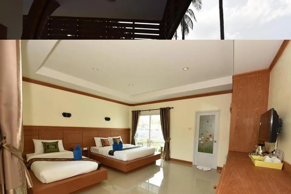 Bed in Sea Sand Sun Resort, Lanta Island