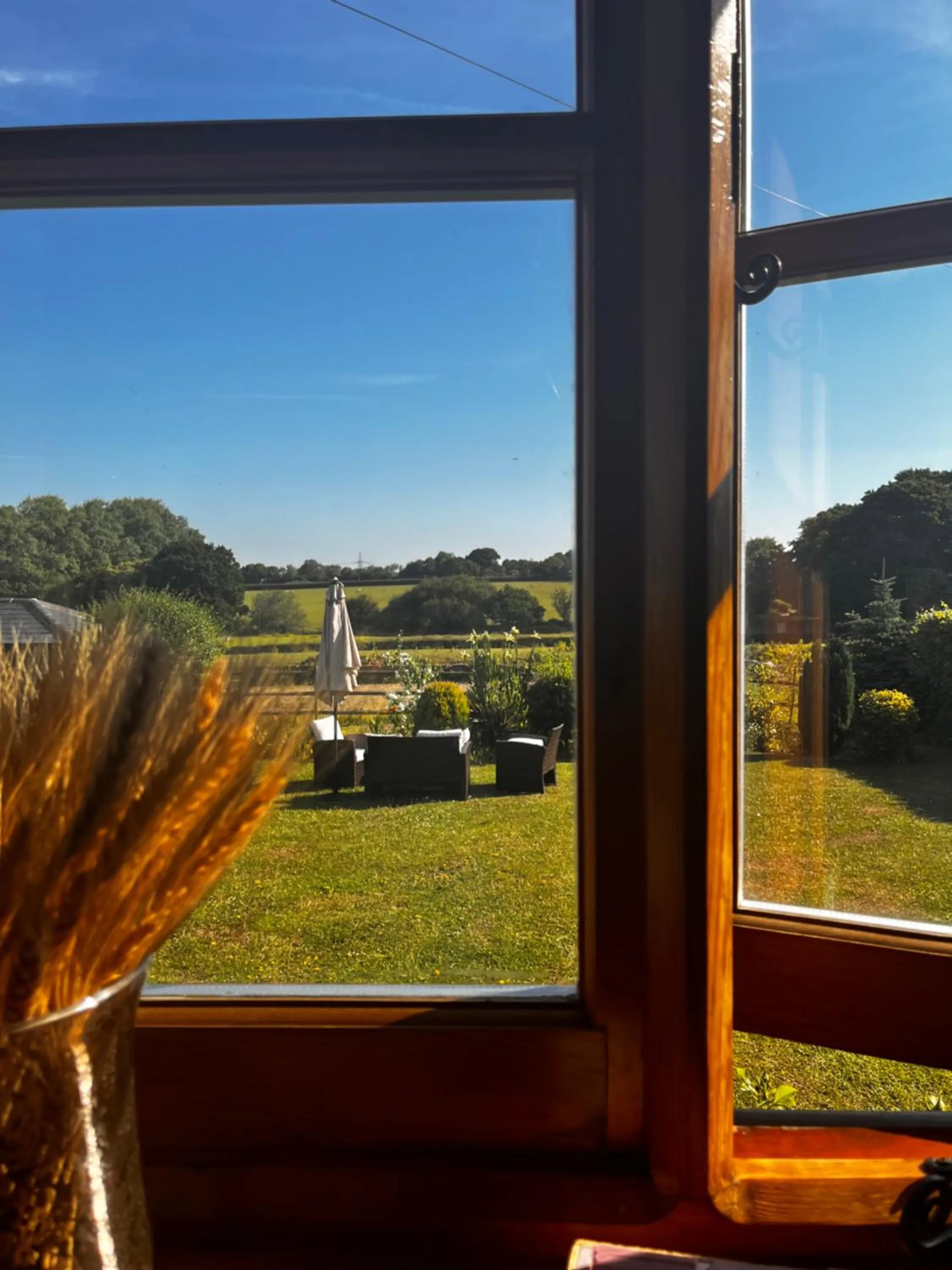 Garden view in Barons Granary
