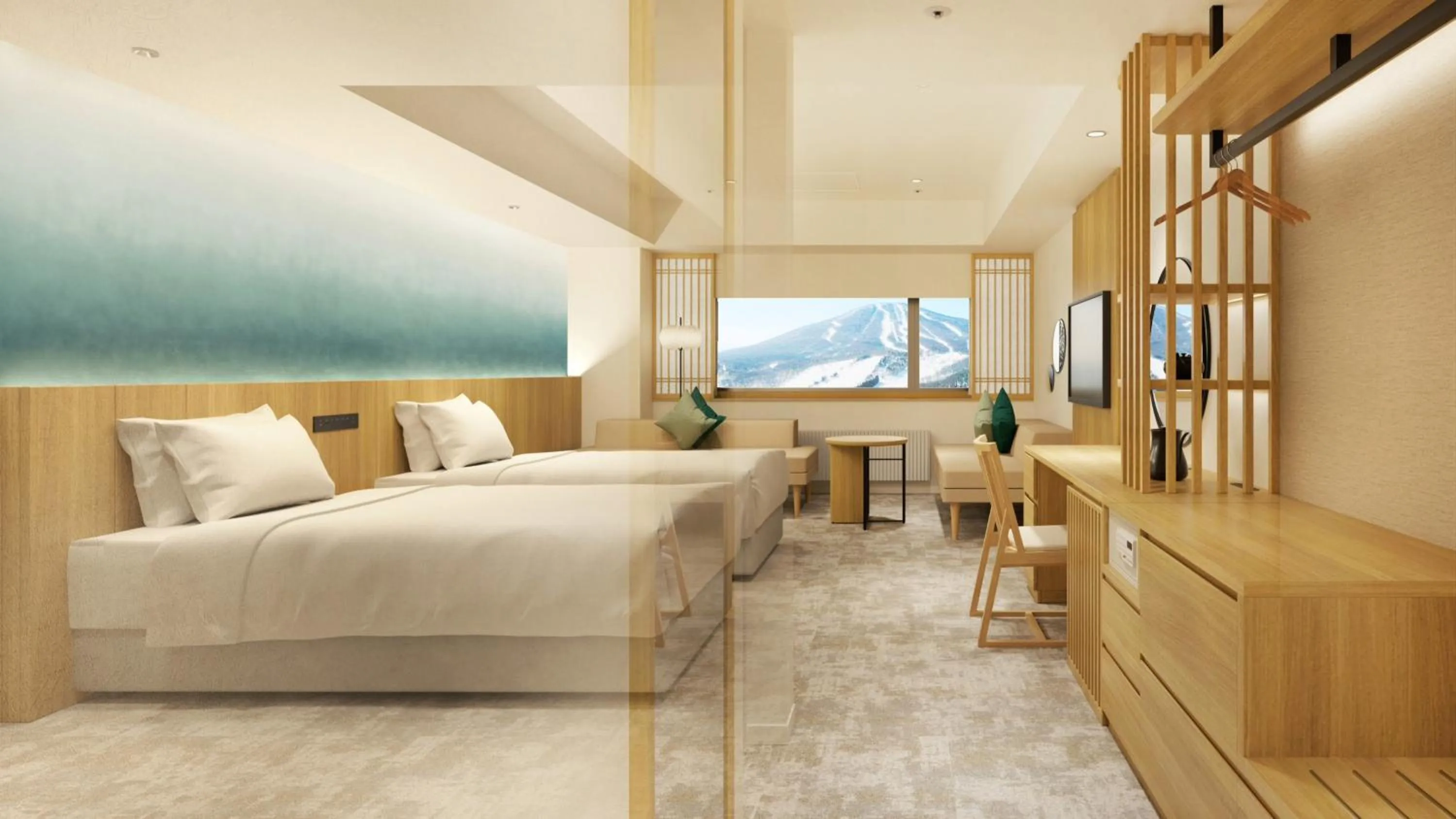 Photo of the whole room, Bed in ANA Crowne Plaza Resort Appi Kogen by IHG