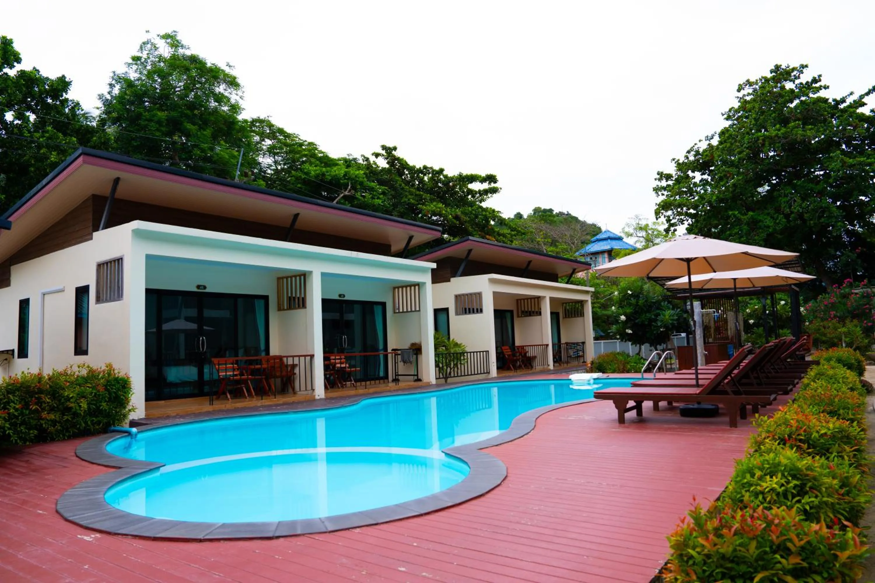 Pool view in JP Resort Koh Tao