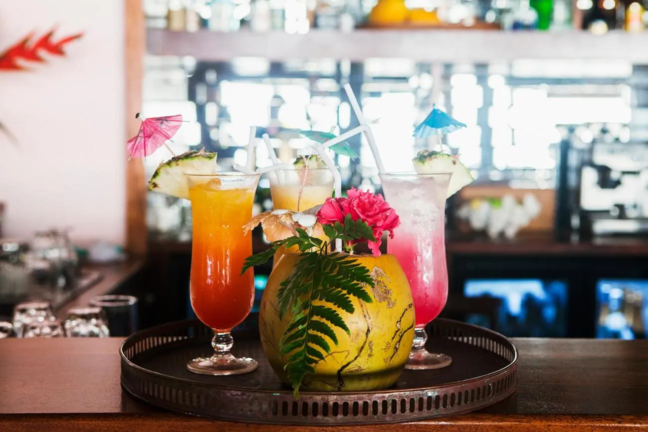 Alcoholic drinks in Aore Island Resort