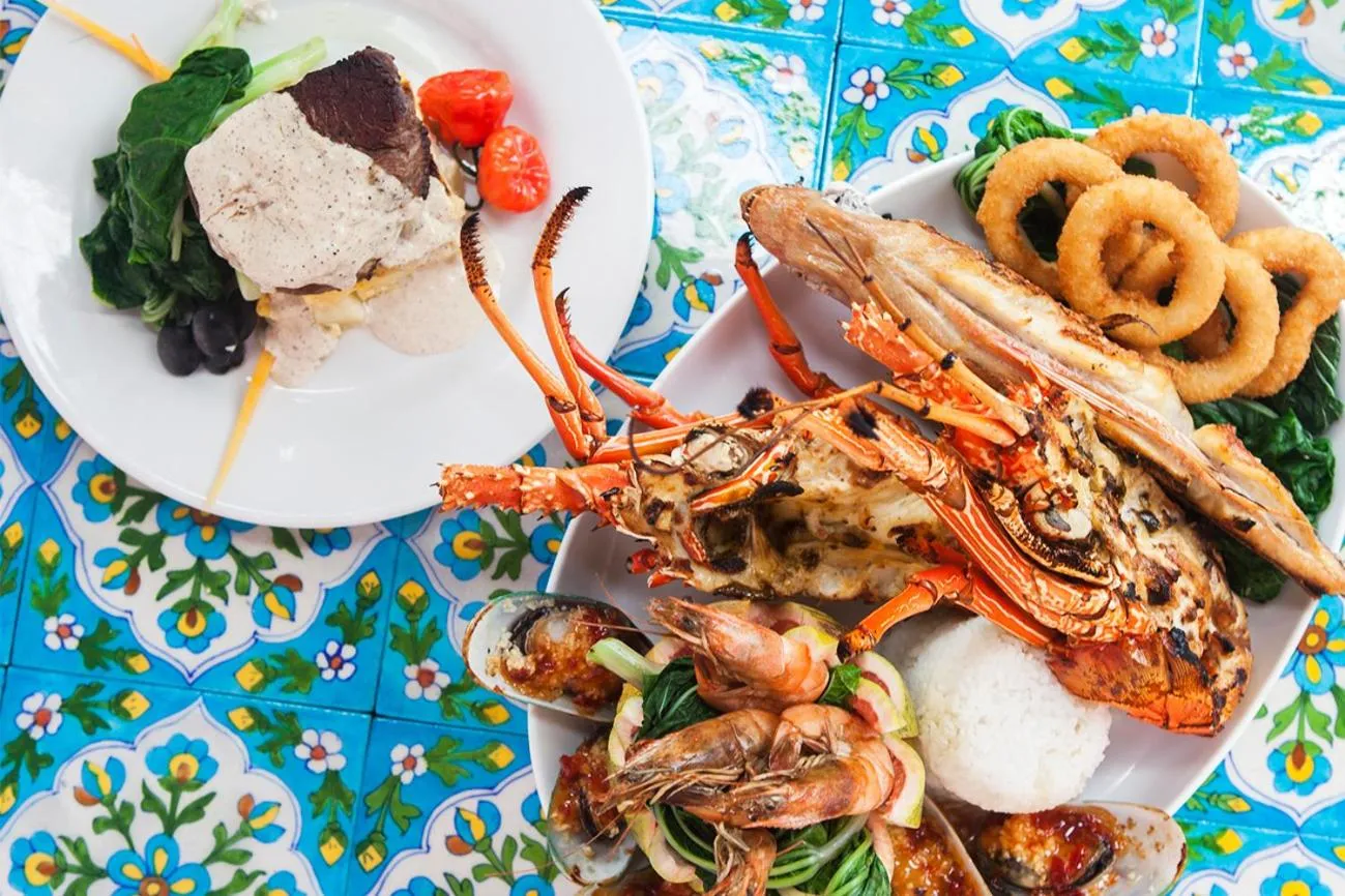 Lunch in Aore Island Resort