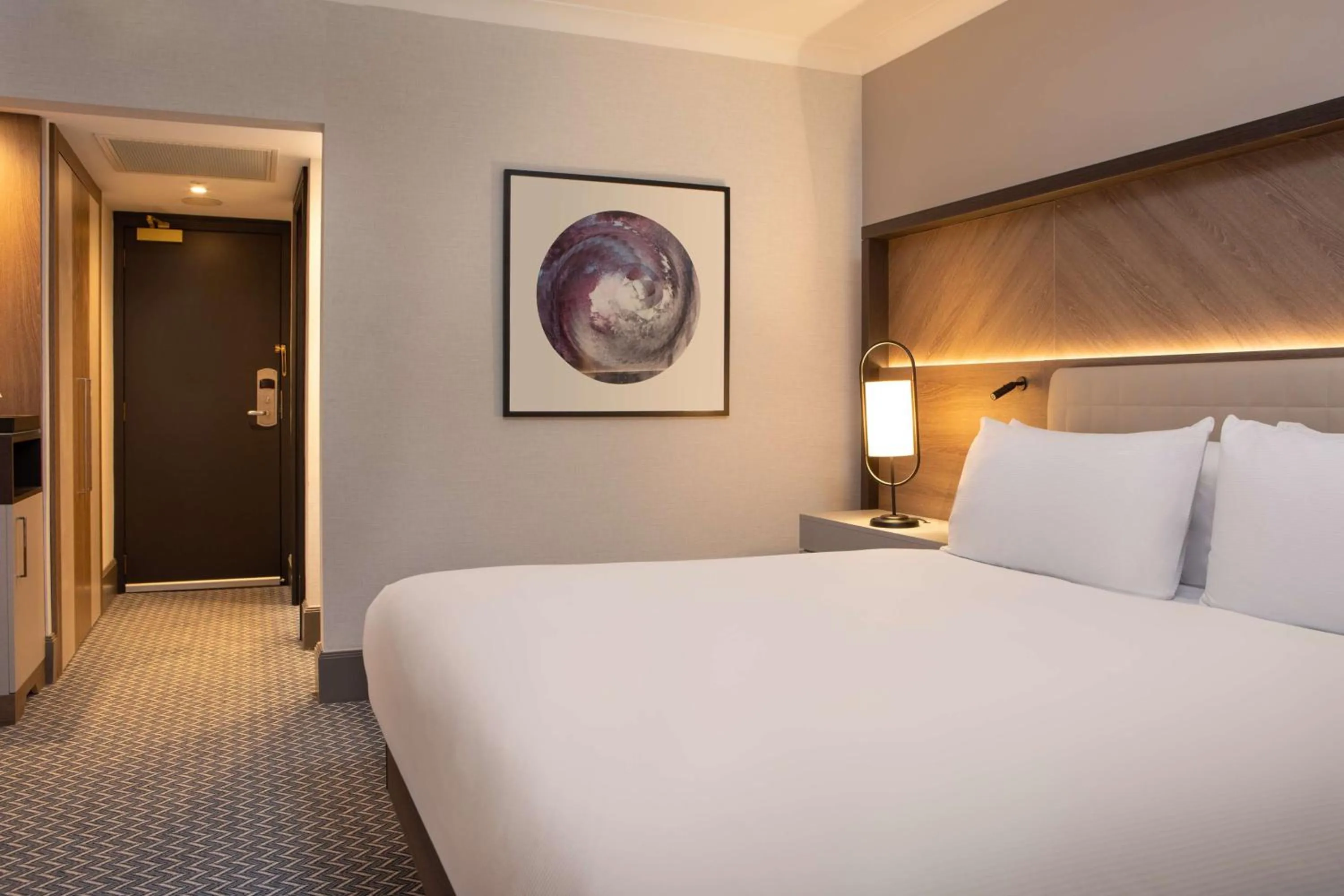 Bed in Hilton Glasgow