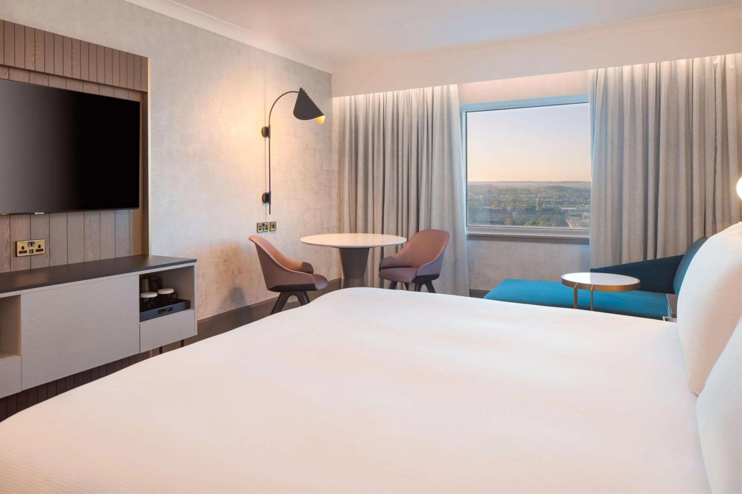 Bed in Hilton Glasgow