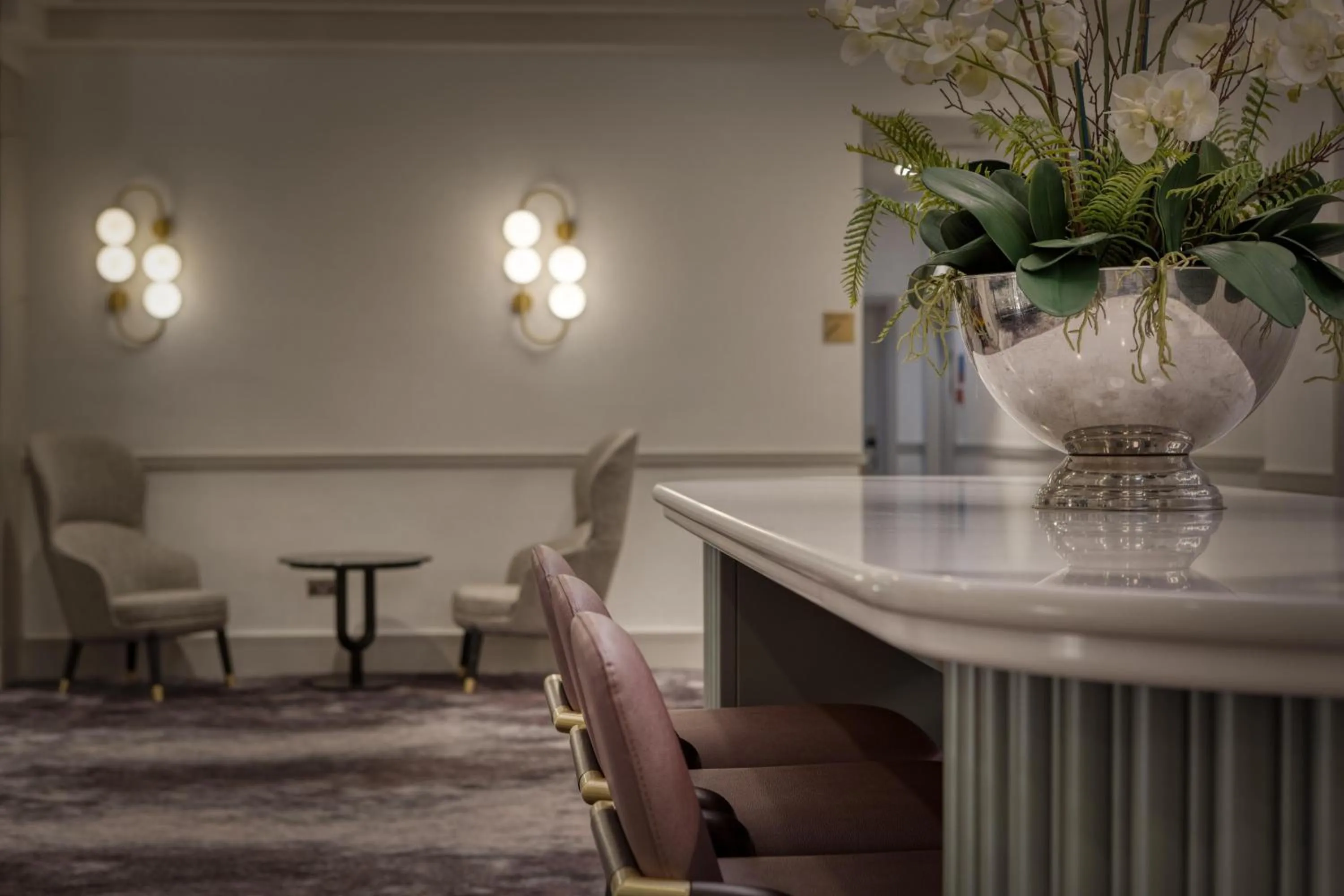 Lobby or reception in Hilton Glasgow