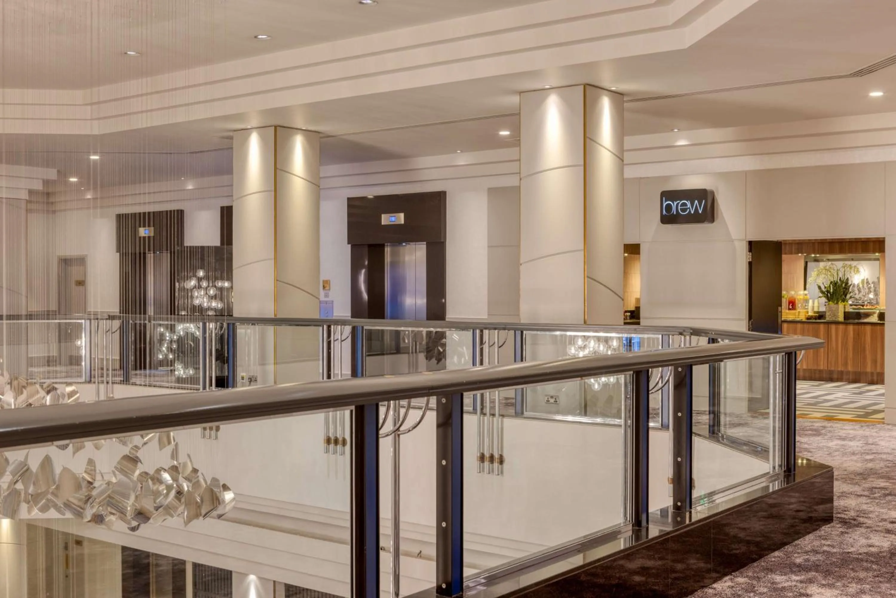 Lobby or reception in Hilton Glasgow
