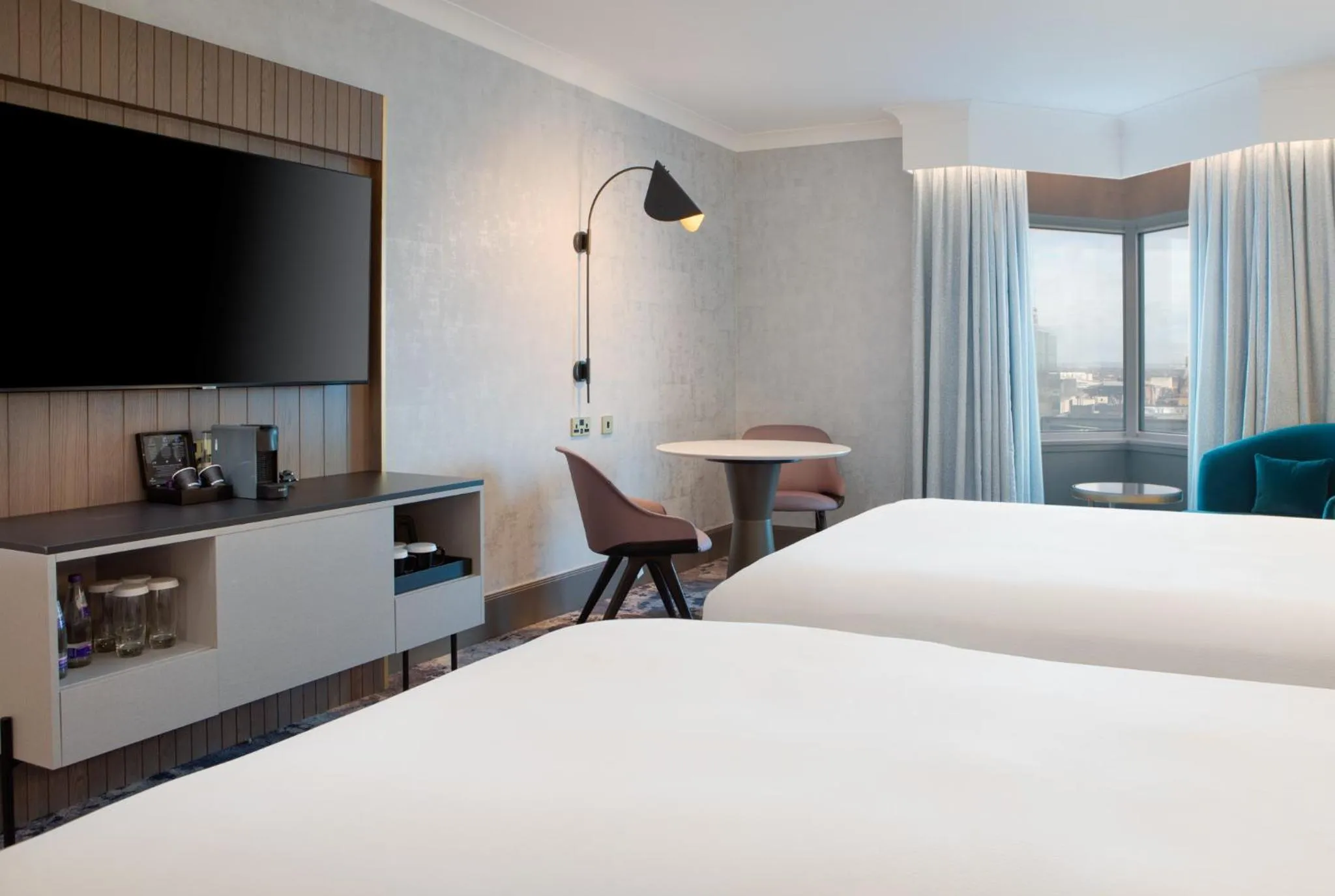 Bedroom, Bed in Hilton Glasgow