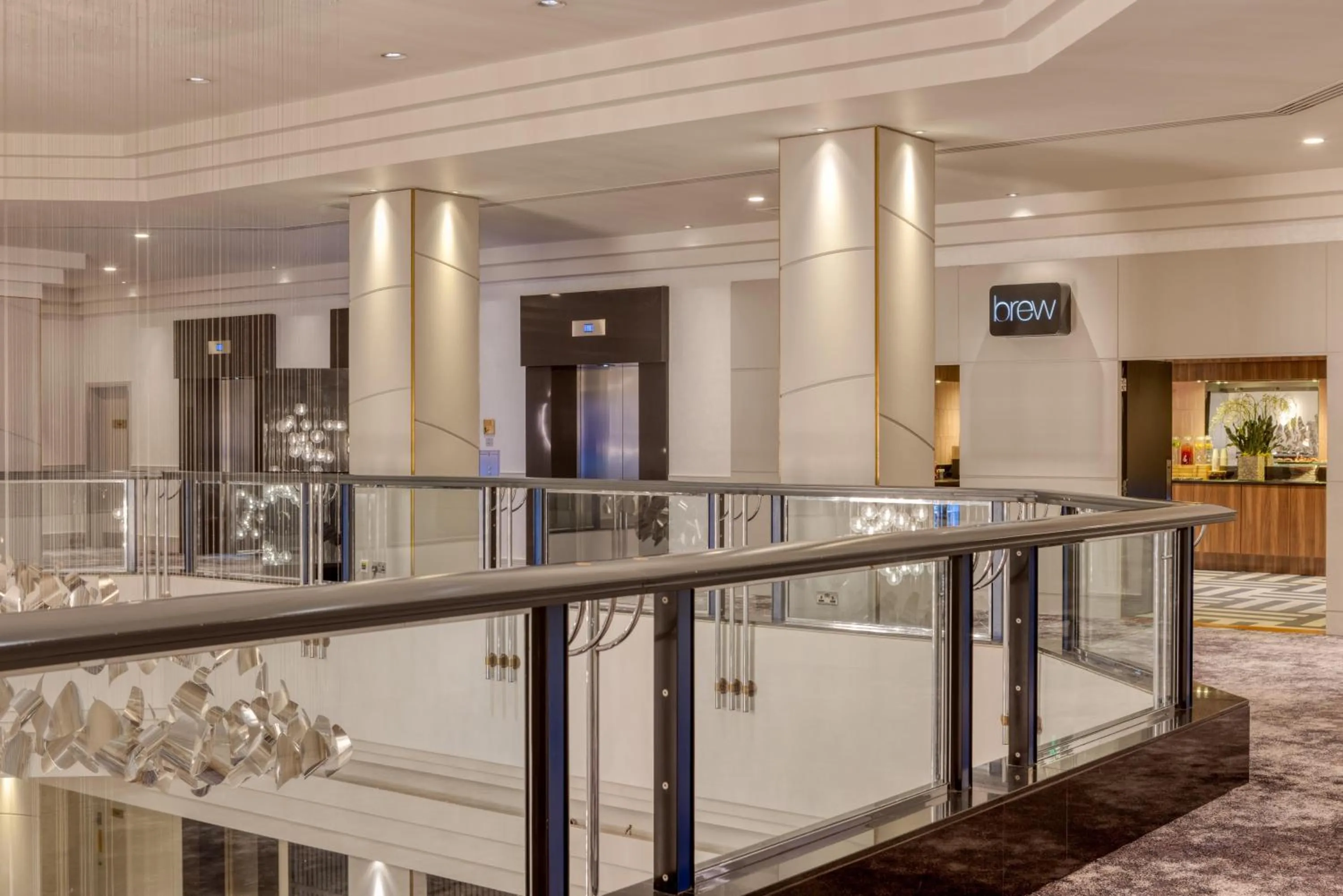 Lobby or reception in Hilton Glasgow