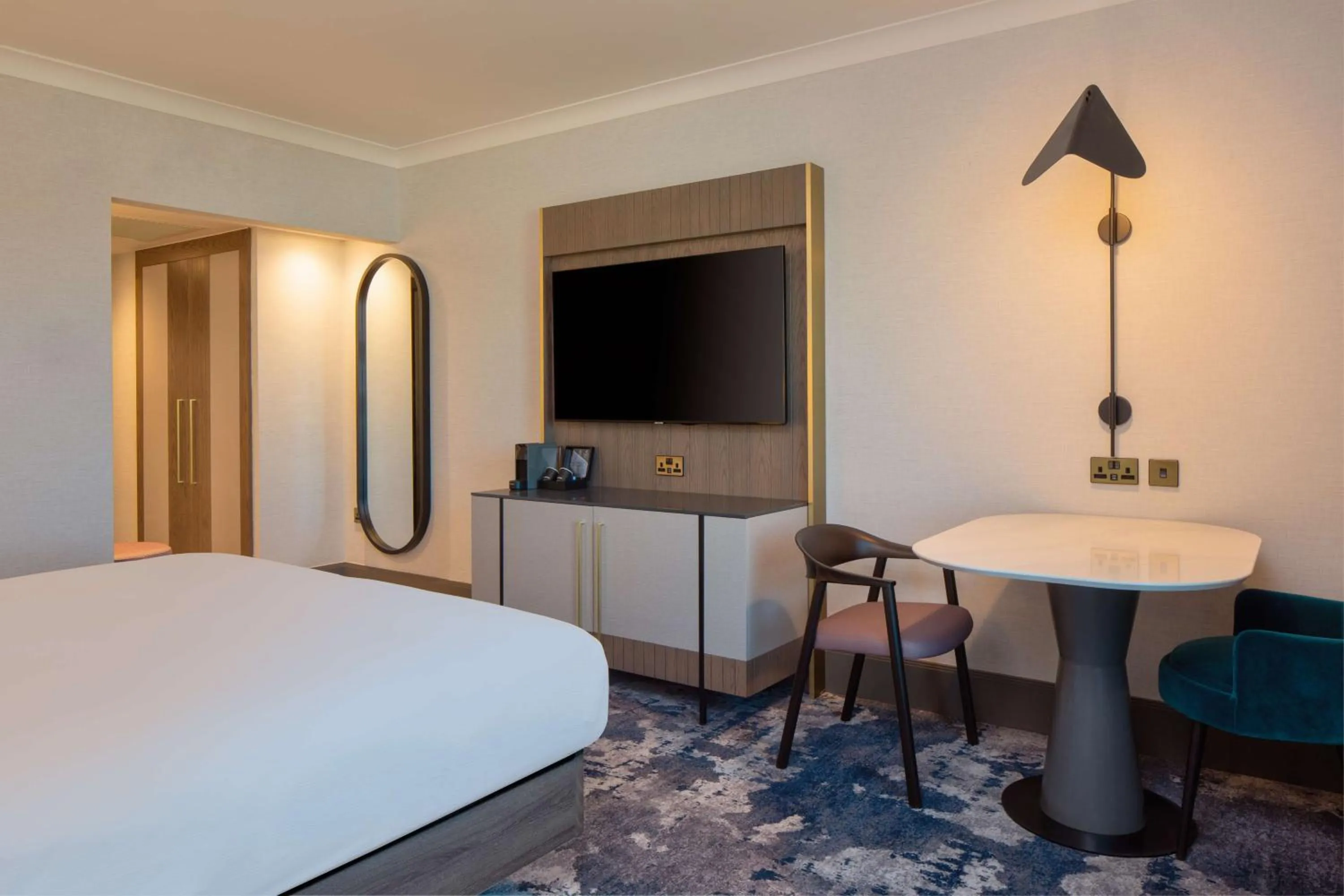 Bed in Hilton Glasgow