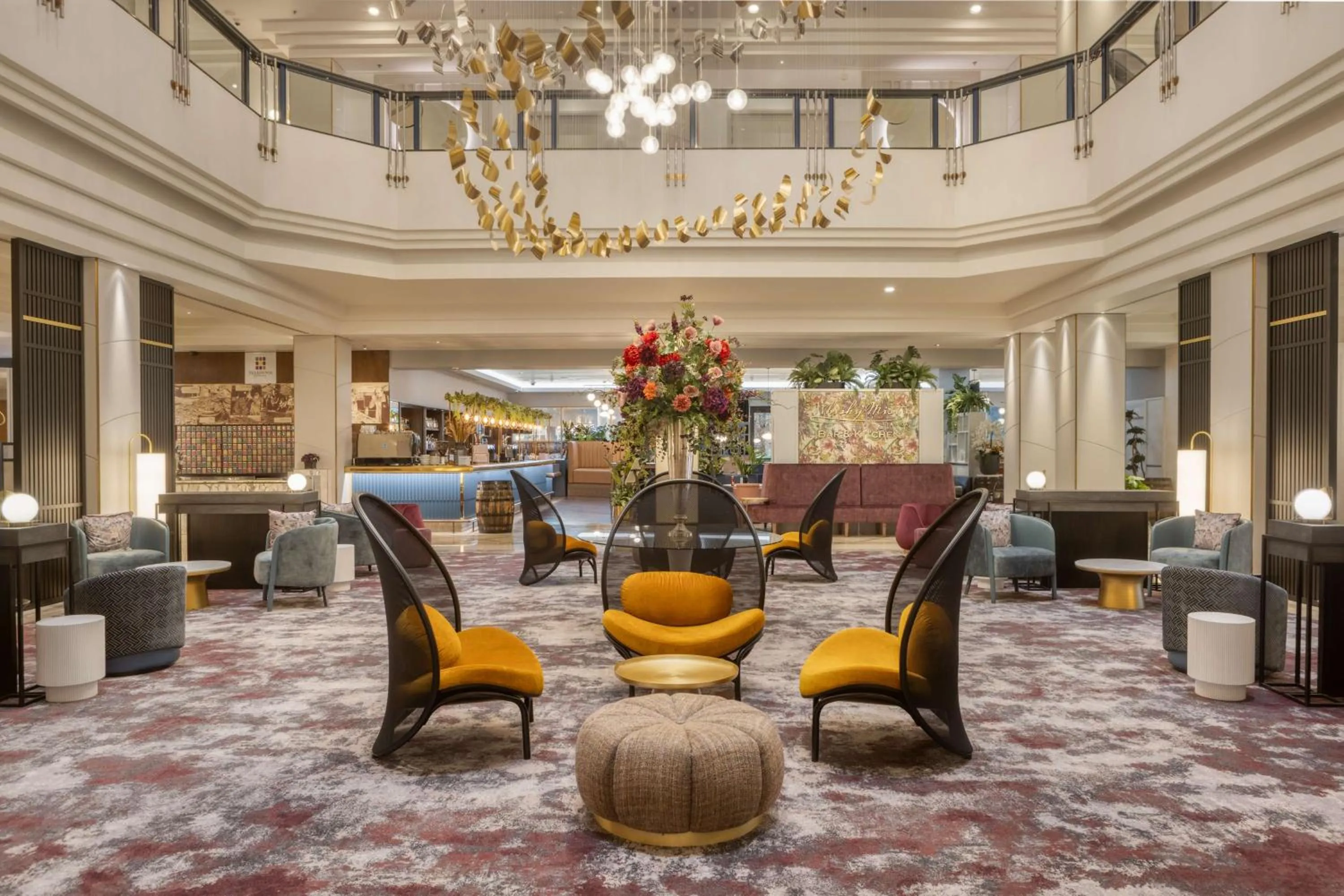 Lobby or reception in Hilton Glasgow