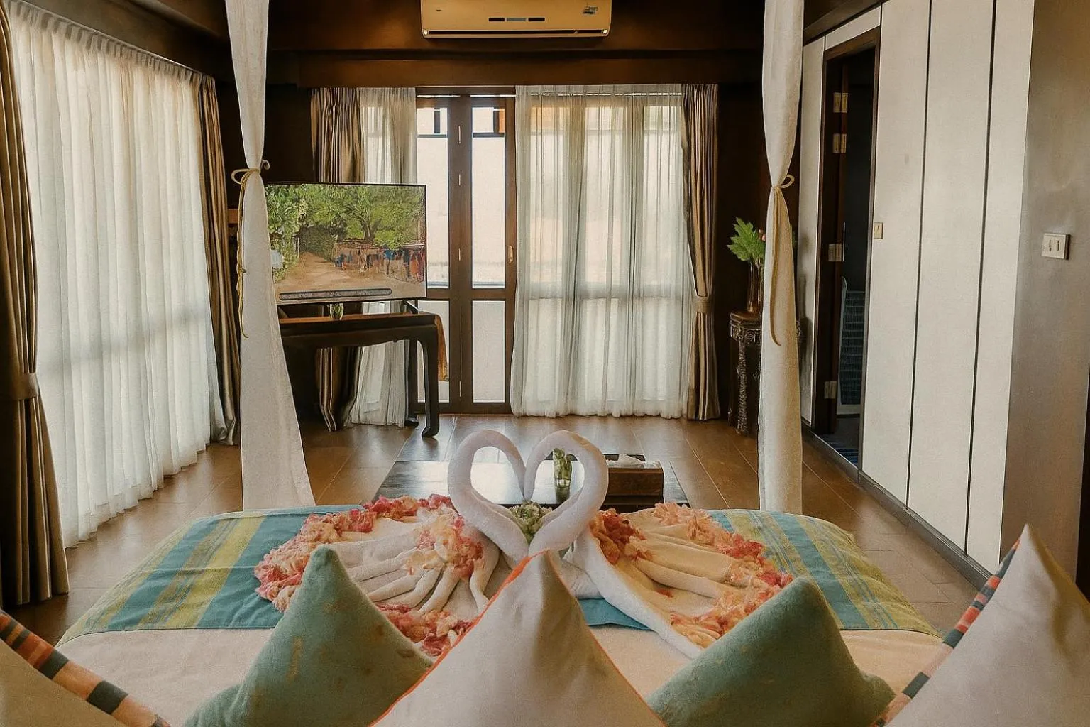 Bedroom in Singha Montra Lanna Boutique Style Hotel