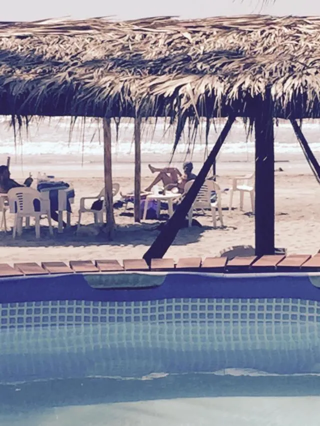 Swimming pool in Casa de las Olas Surf & Beach Club