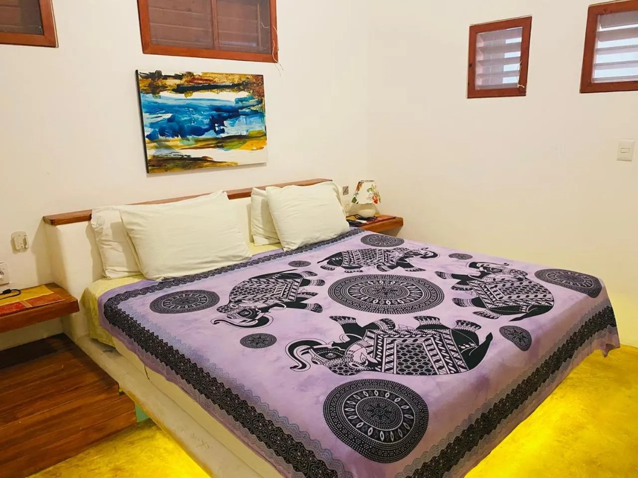 Bed in Casa de las Olas Surf & Beach Club