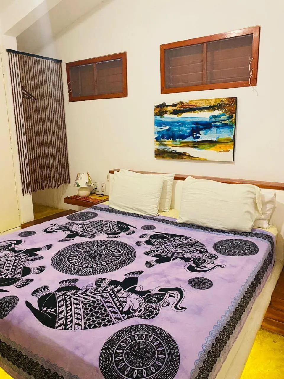 Bed in Casa de las Olas Surf & Beach Club