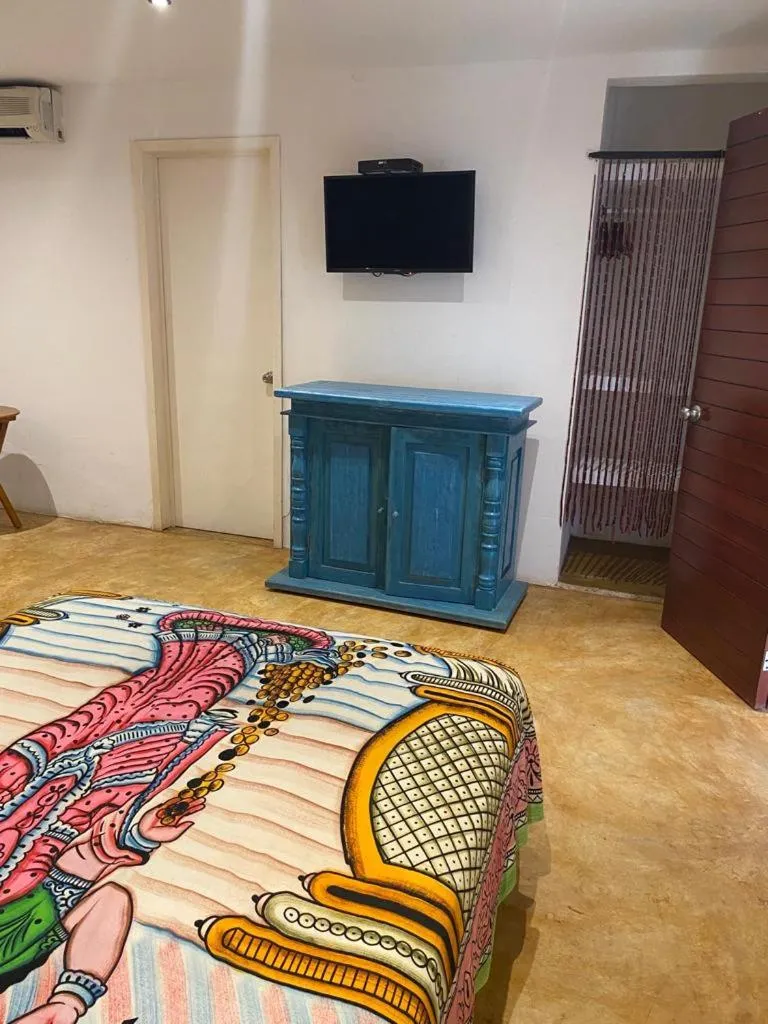 Bed in Casa de las Olas Surf & Beach Club