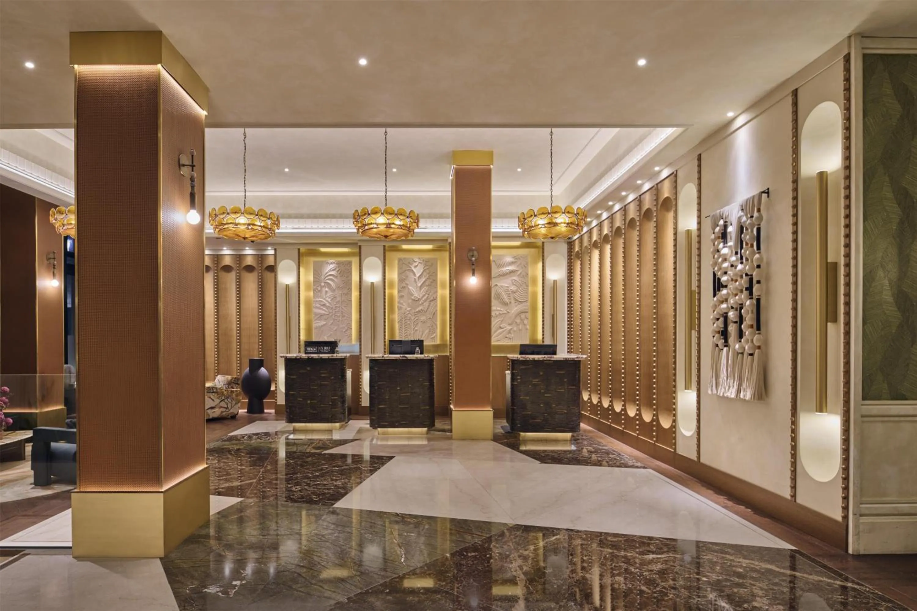 Lobby or reception in The Trafalgar St James London Curio Collection by Hilton