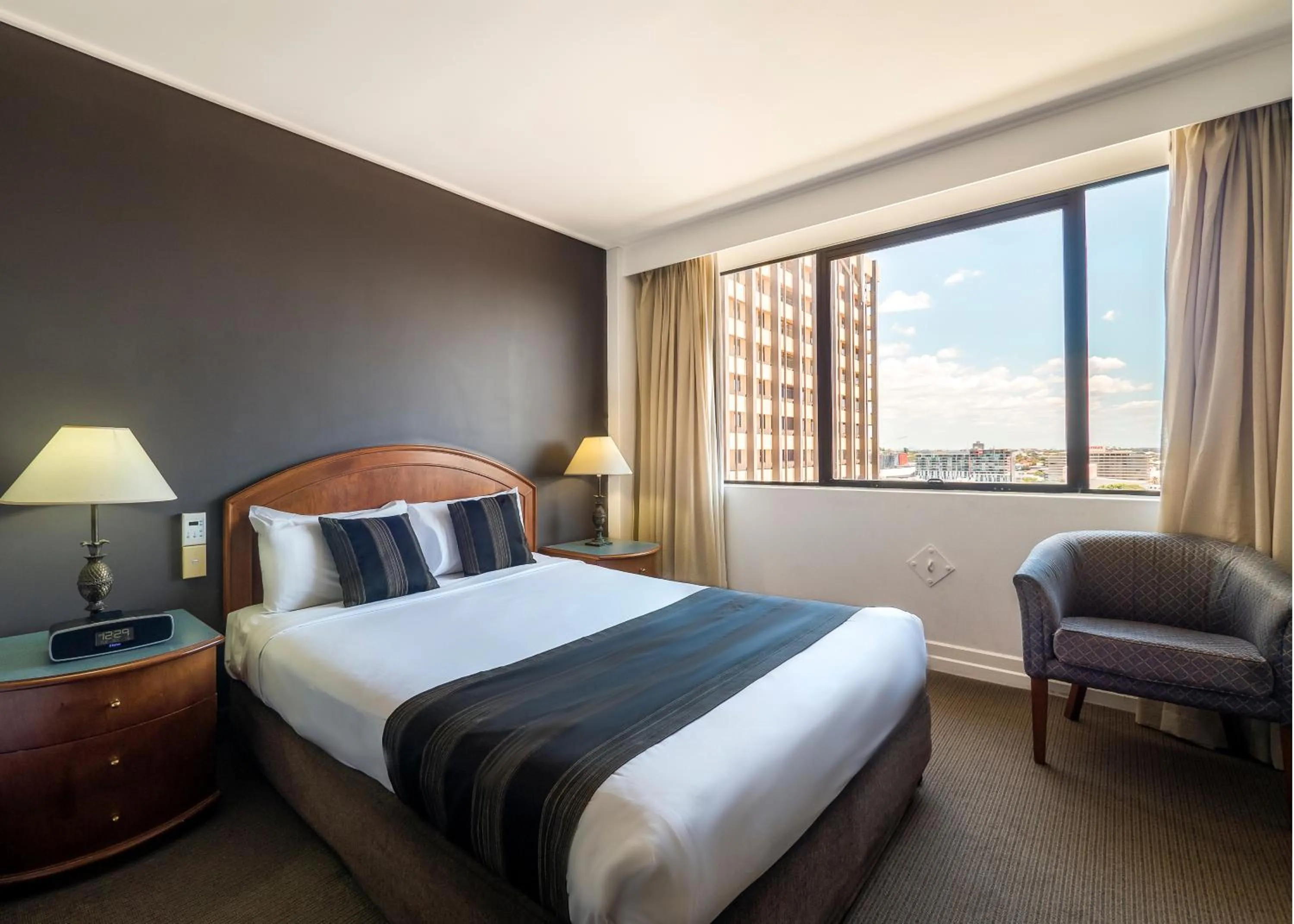 Bedroom, Bed in Great Southern Hotel Brisbane