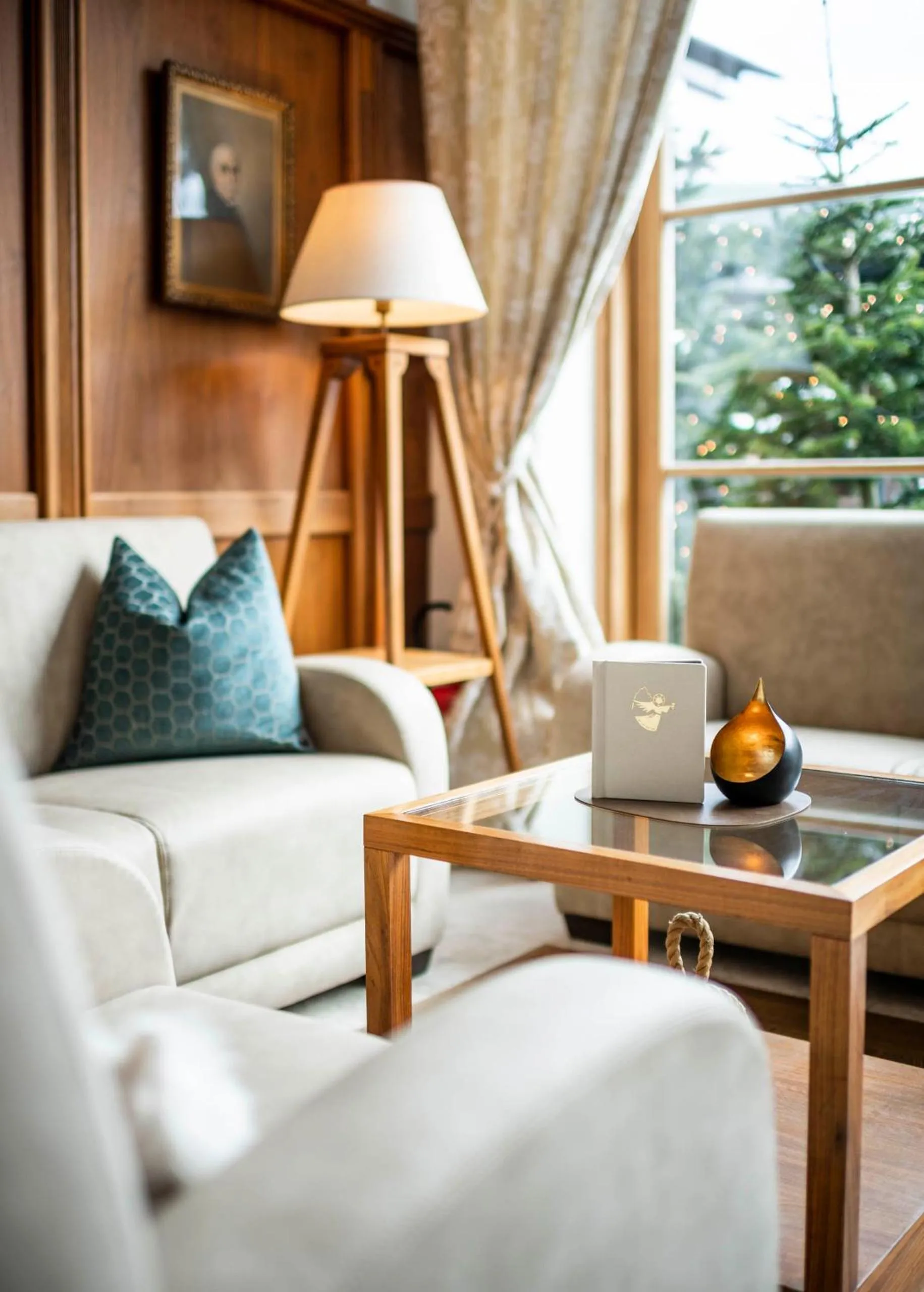 Seating area in Hotel Angelo Engel