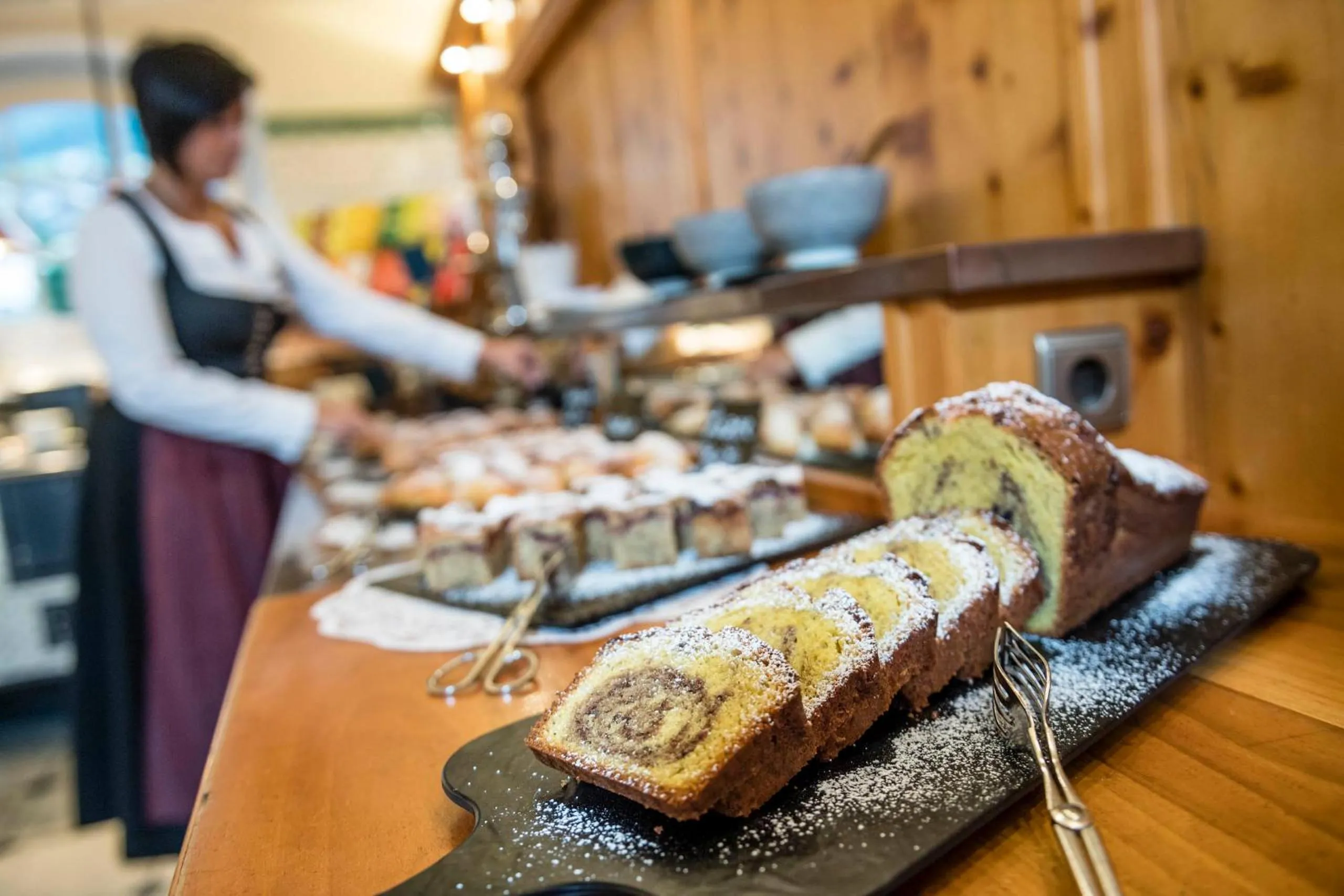 Buffet breakfast in Hotel Angelo Engel