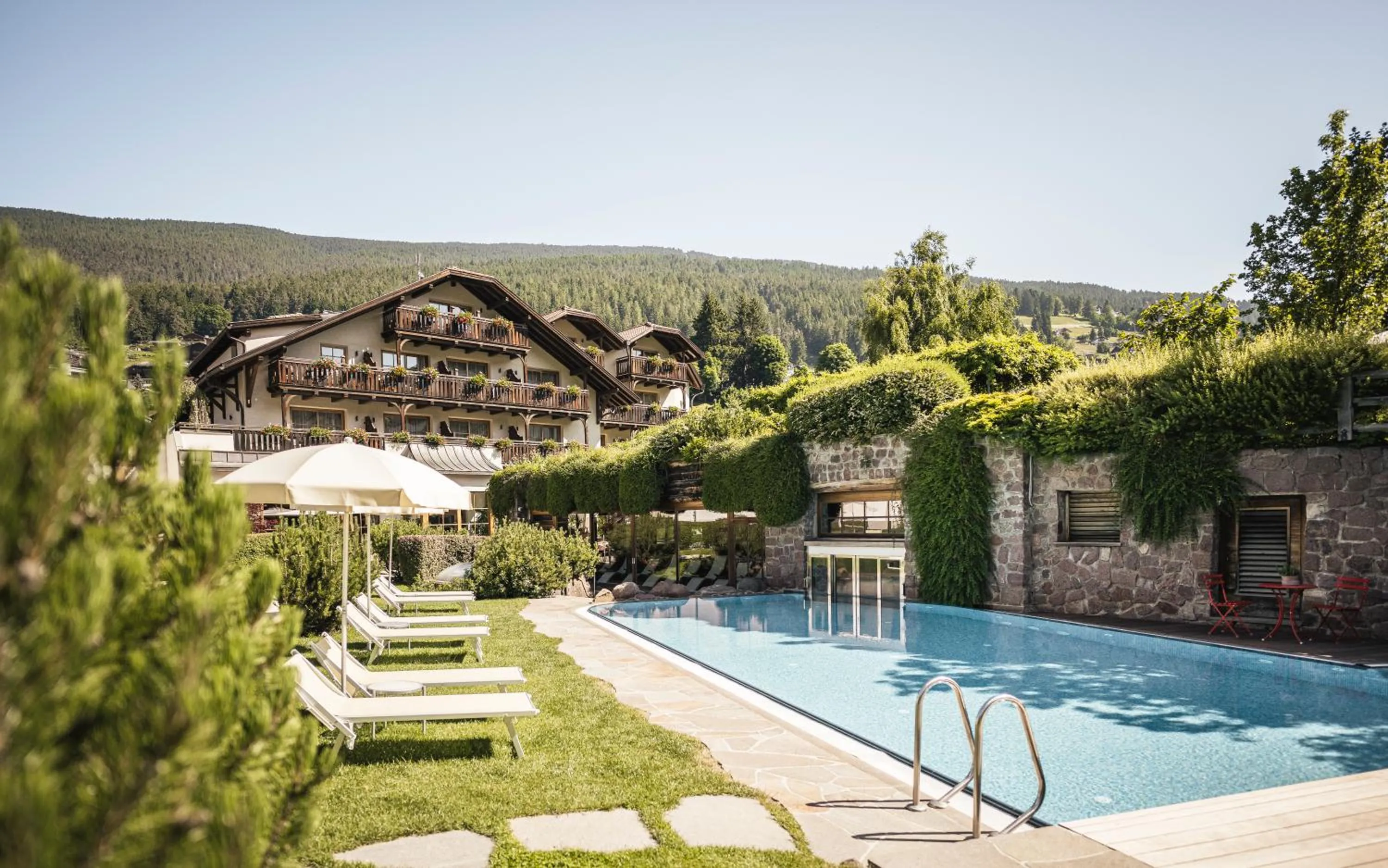 Garden in Hotel Angelo Engel