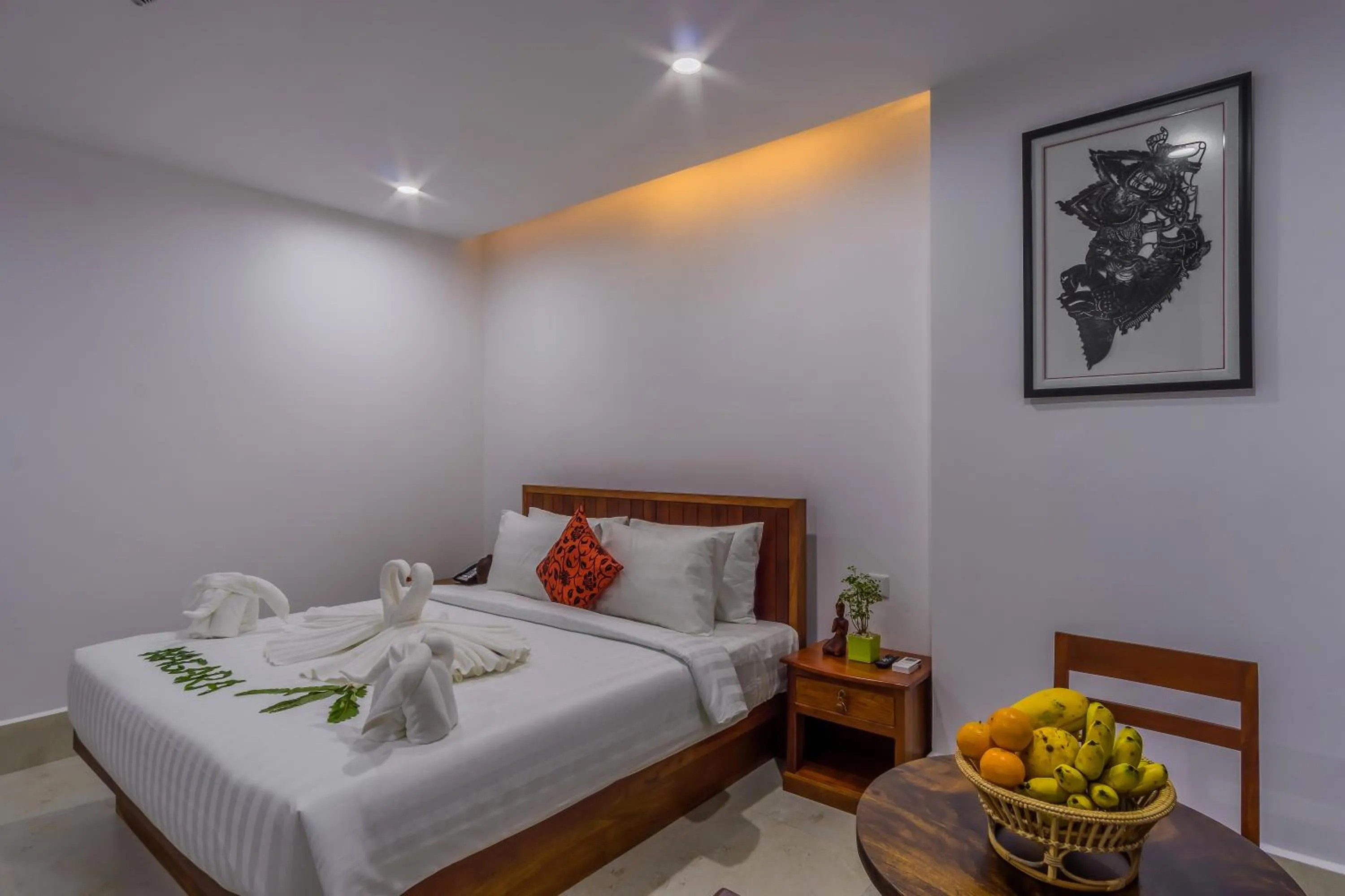 Bed in Angkor City View Hotel