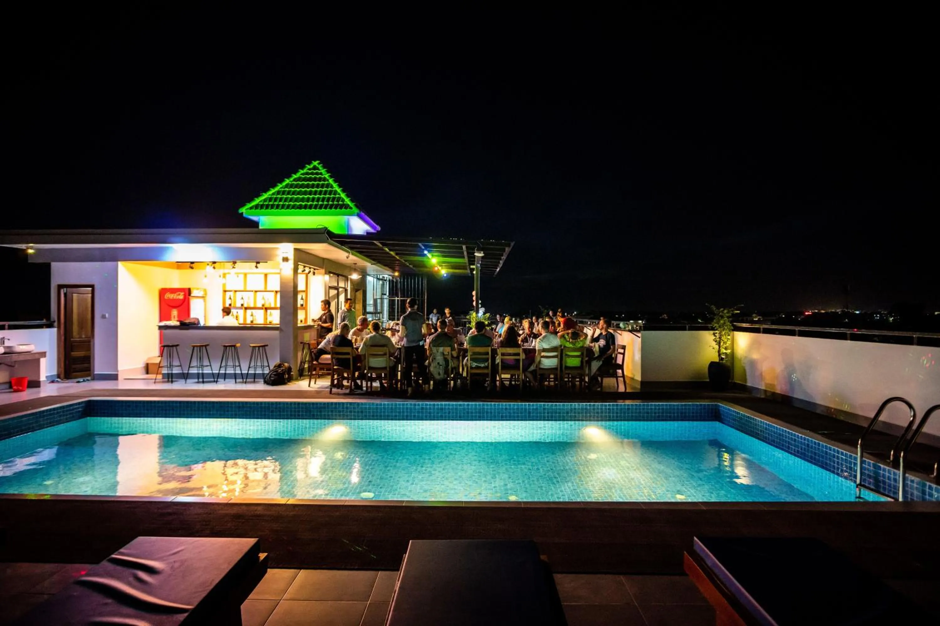 Property building, Swimming Pool in Angkor City View Hotel