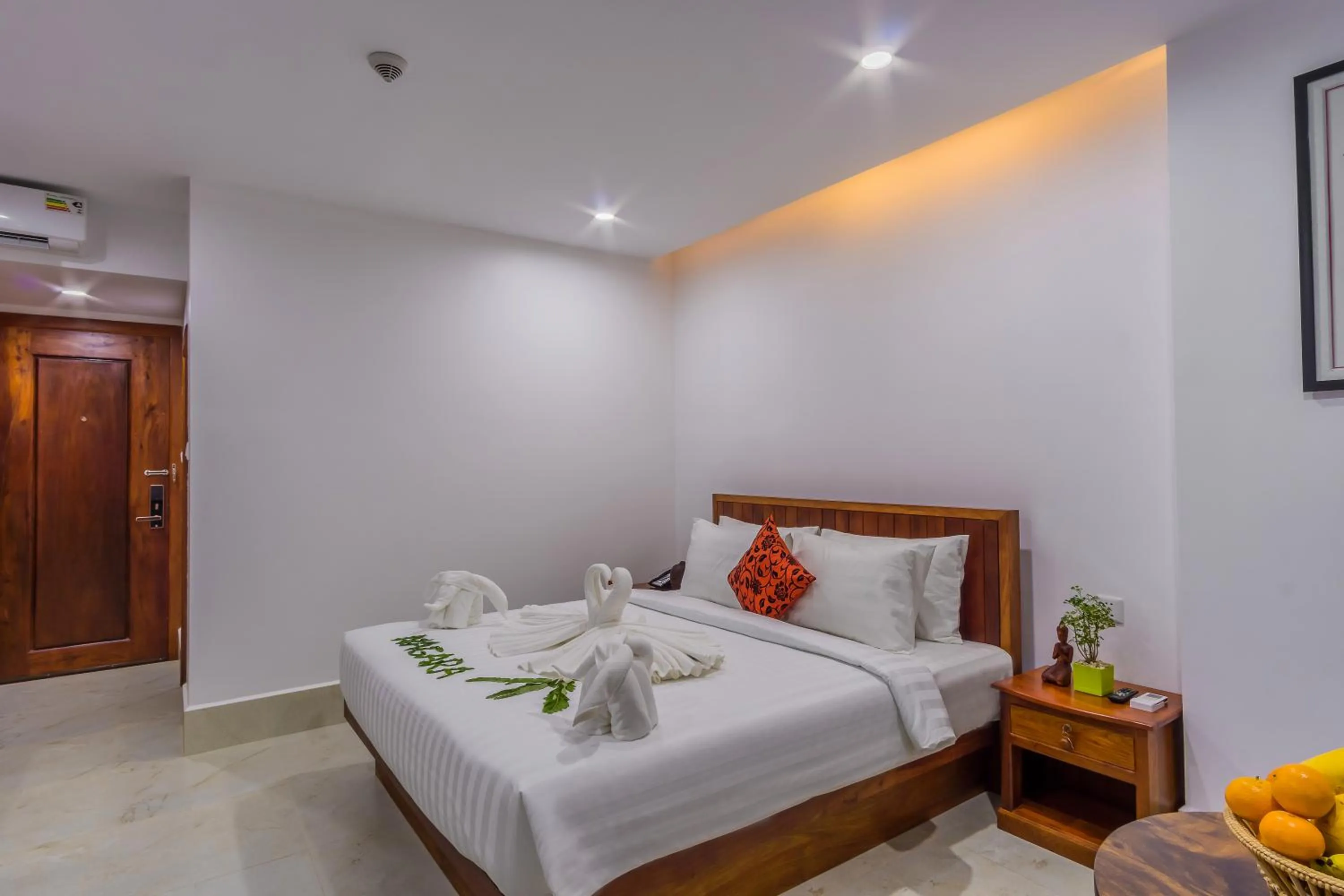 Bed in Angkor City View Hotel