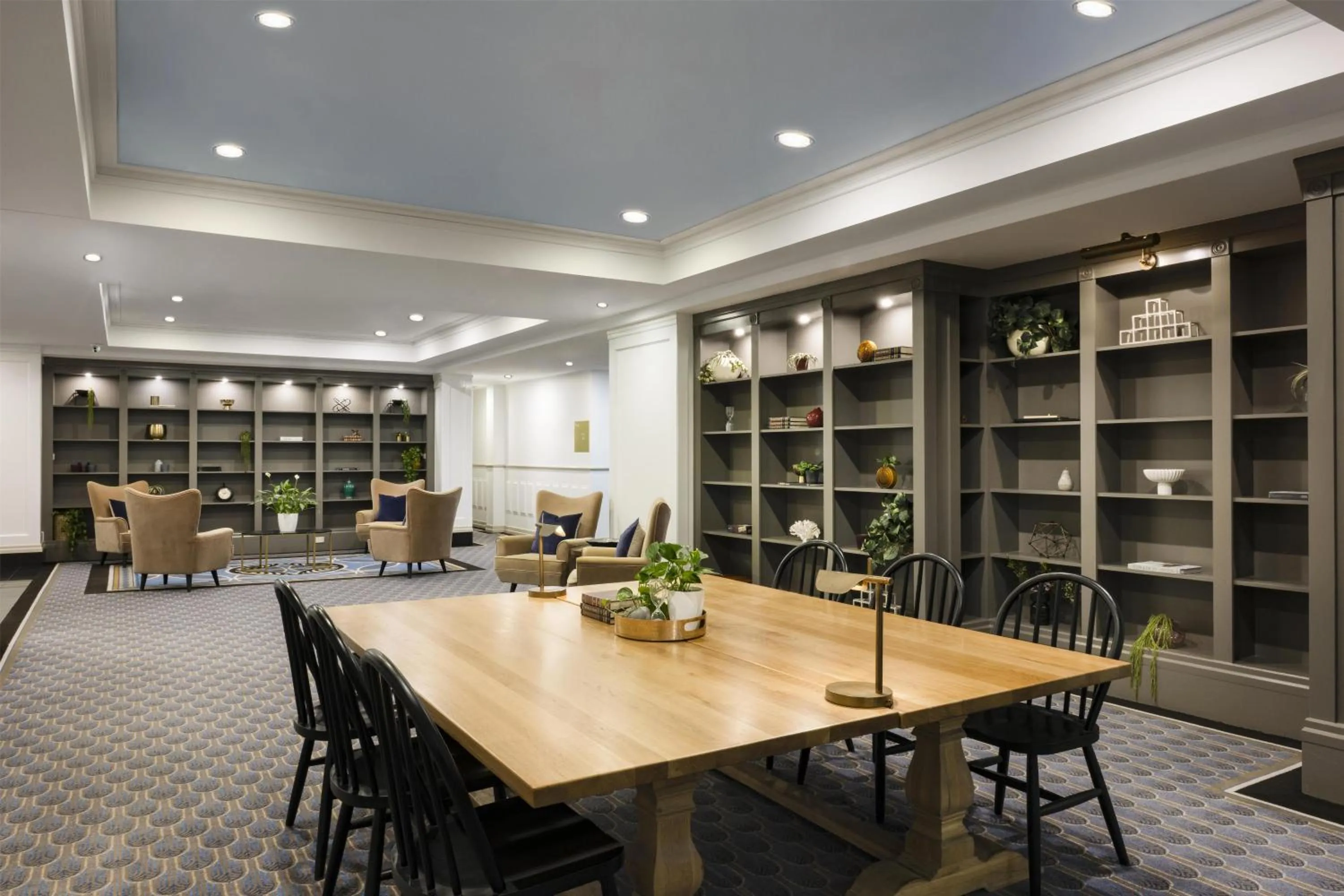 Lobby or reception in Adina Apartment Hotel Brisbane Anzac Square