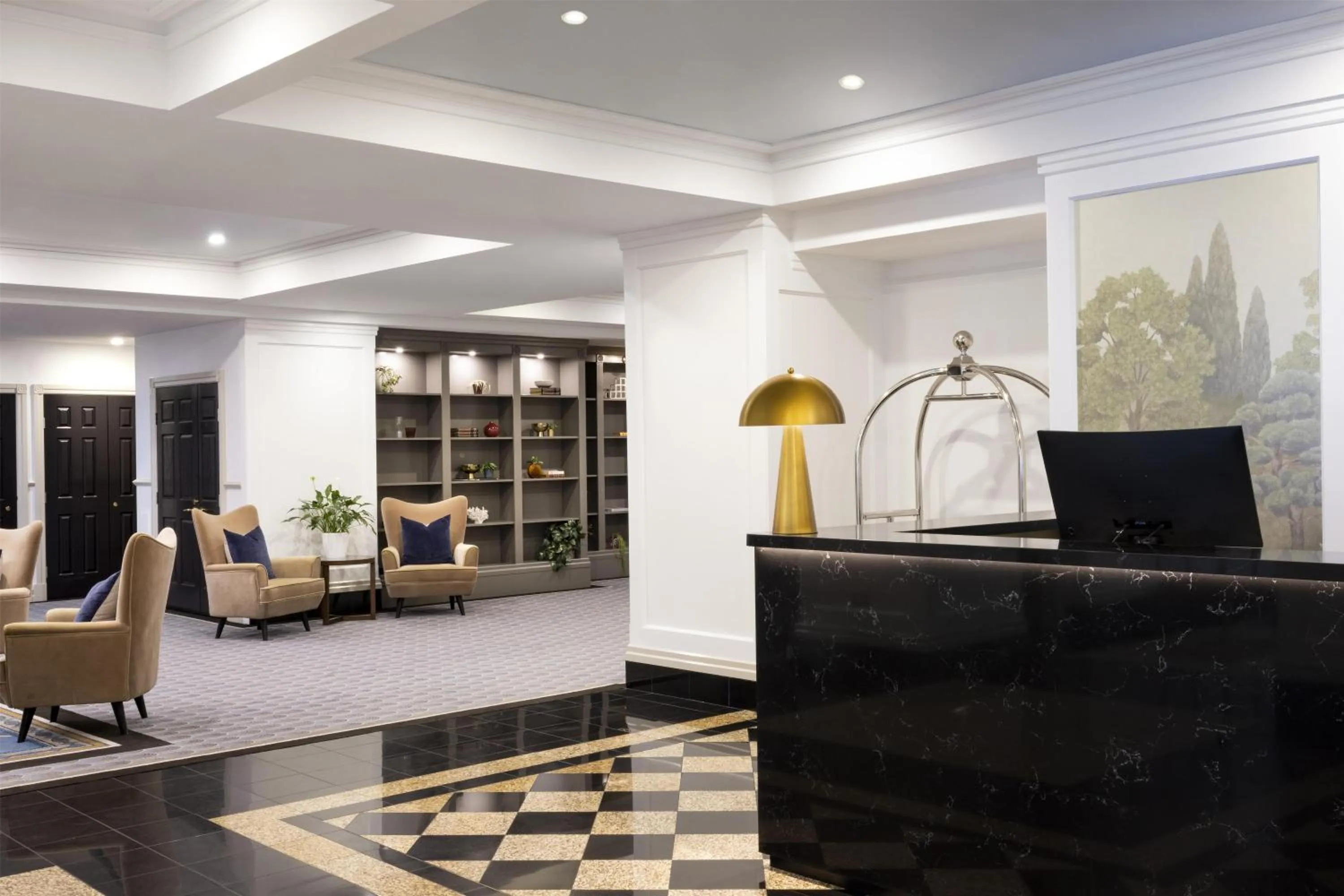 Lobby or reception in Adina Apartment Hotel Brisbane Anzac Square