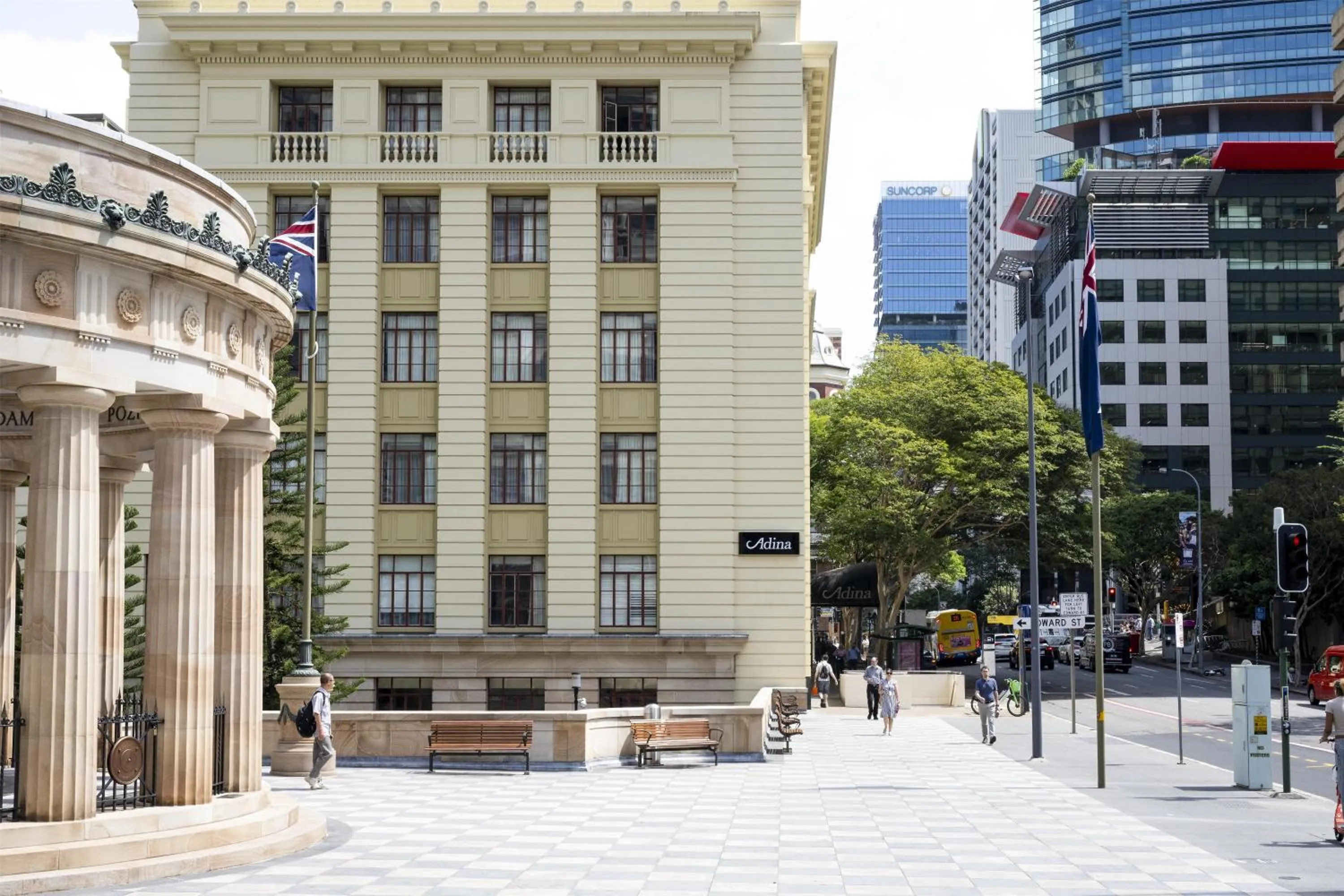 Property building in Adina Apartment Hotel Brisbane Anzac Square